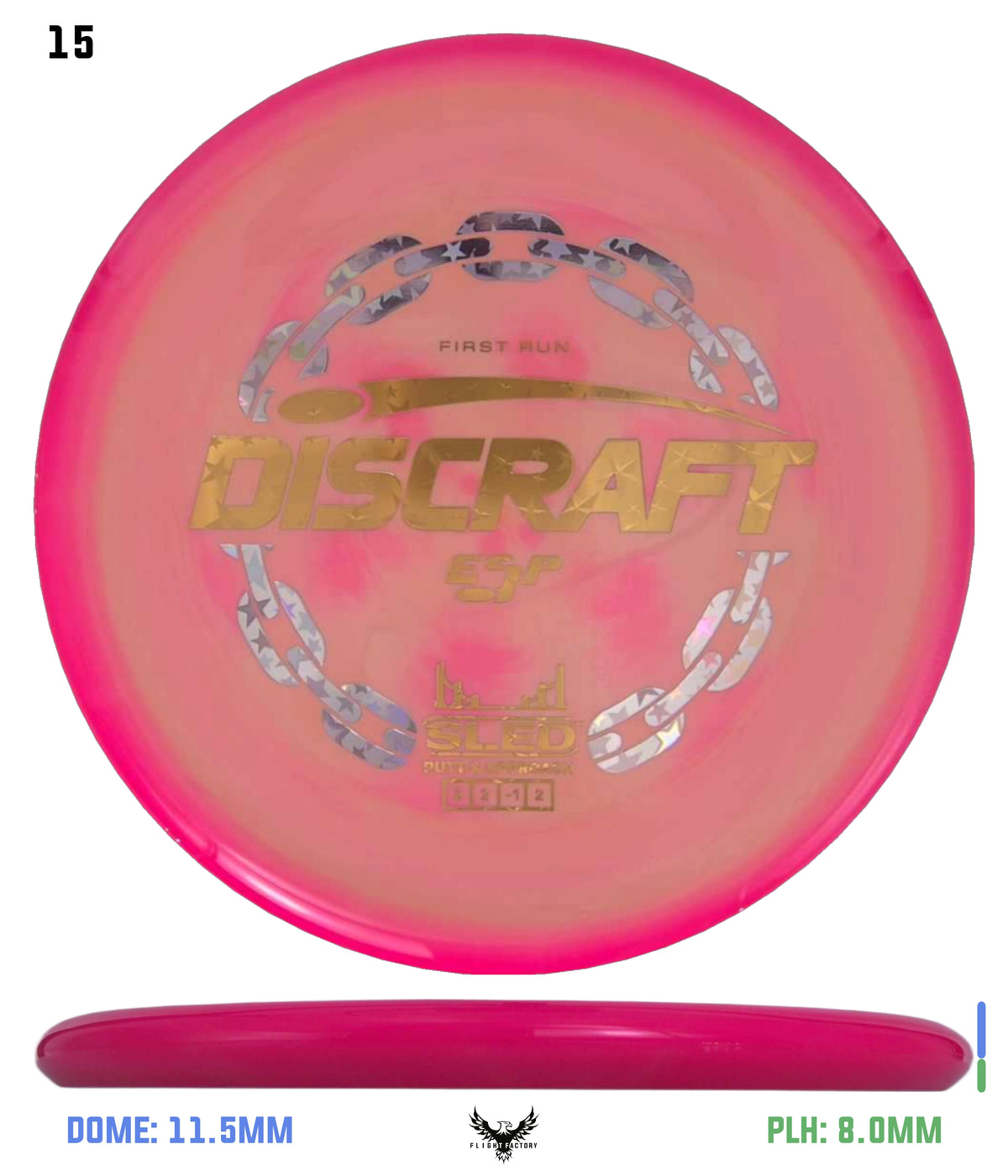Discraft ESP Sled - First Run