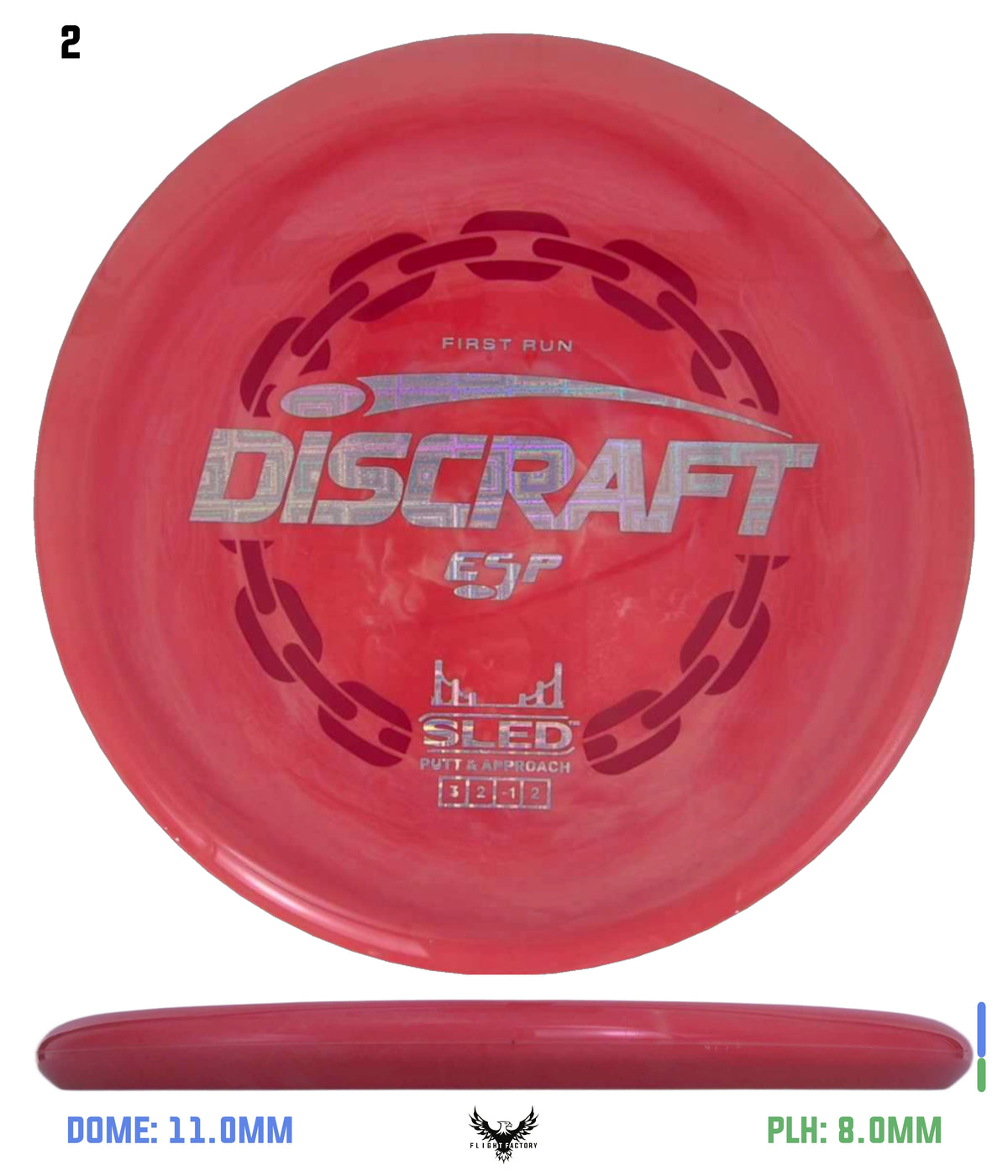 Discraft ESP Sled - First Run