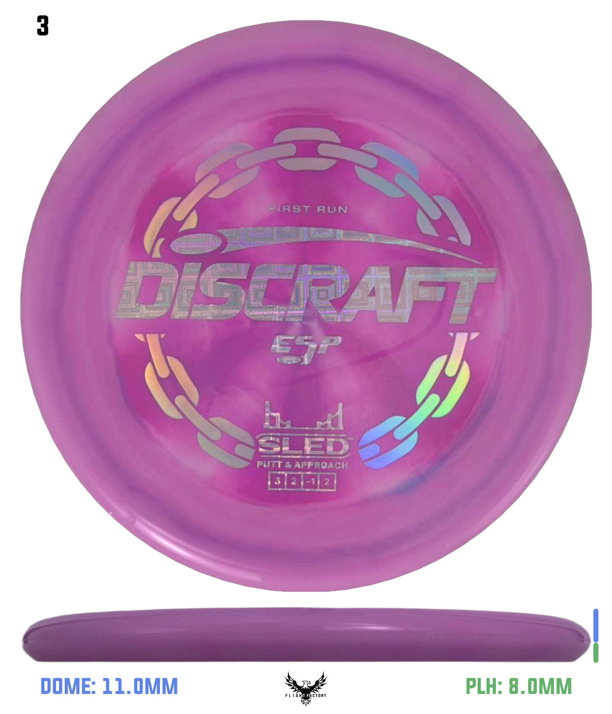 Discraft ESP Sled - First Run