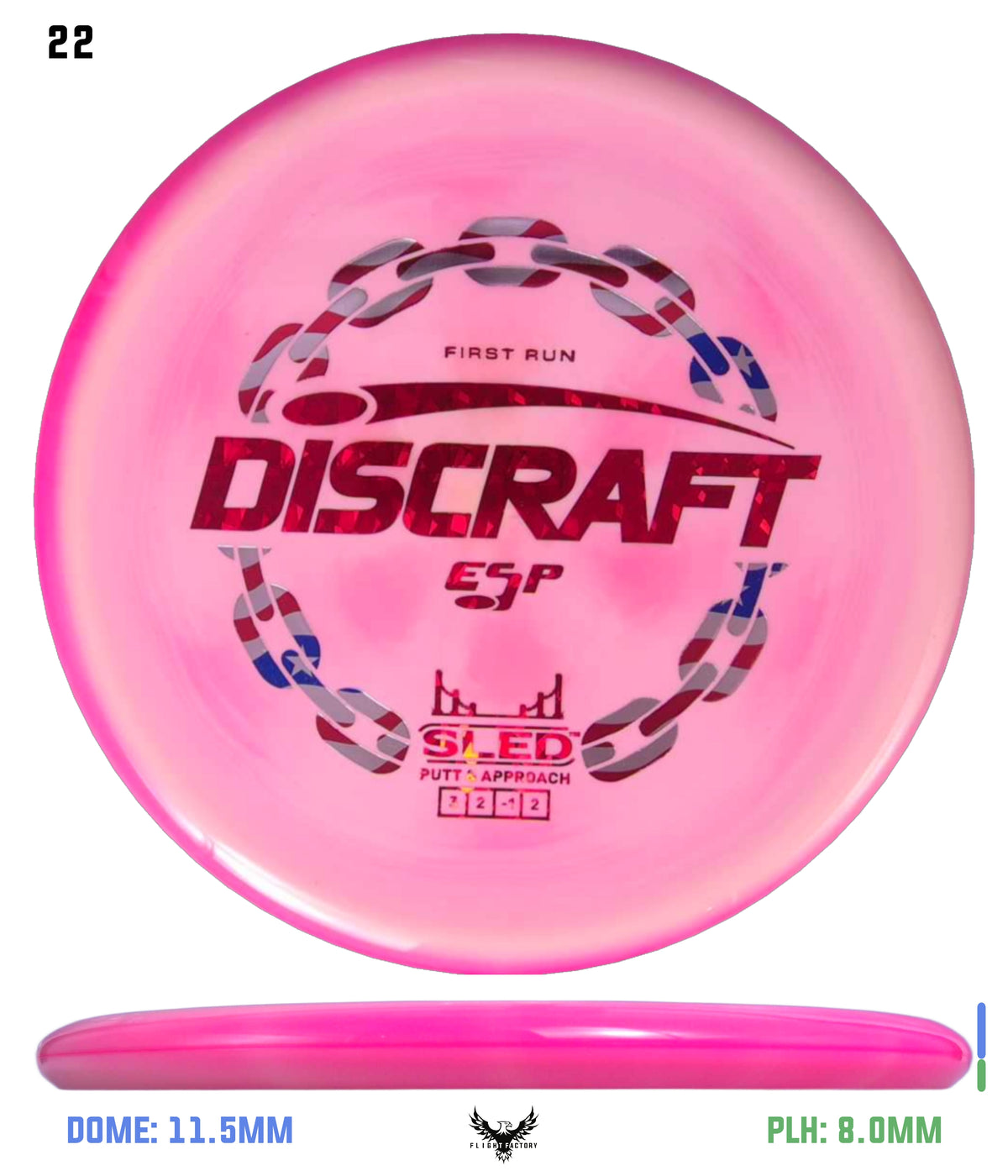 Discraft ESP Sled - First Run