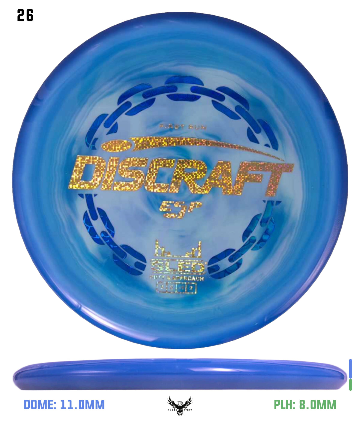 Discraft ESP Sled - First Run