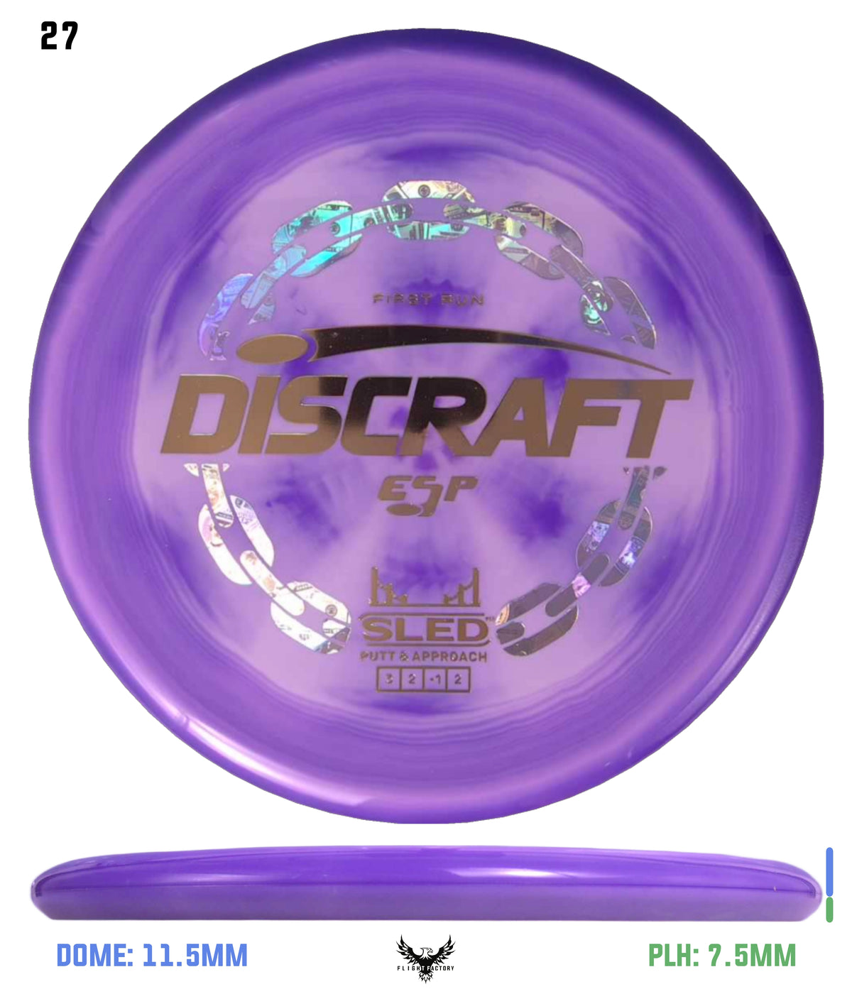 Discraft ESP Sled - First Run