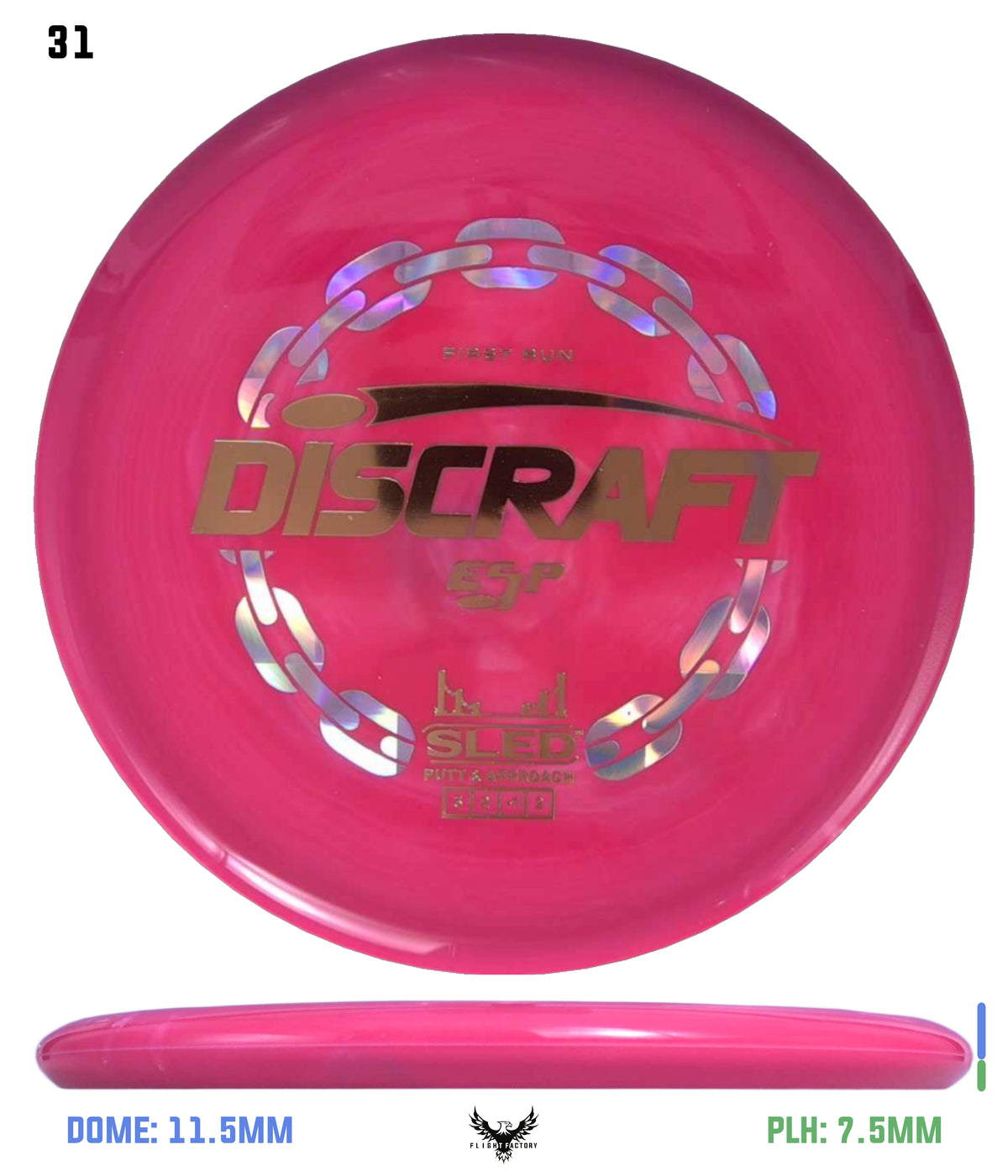 Discraft ESP Sled - First Run