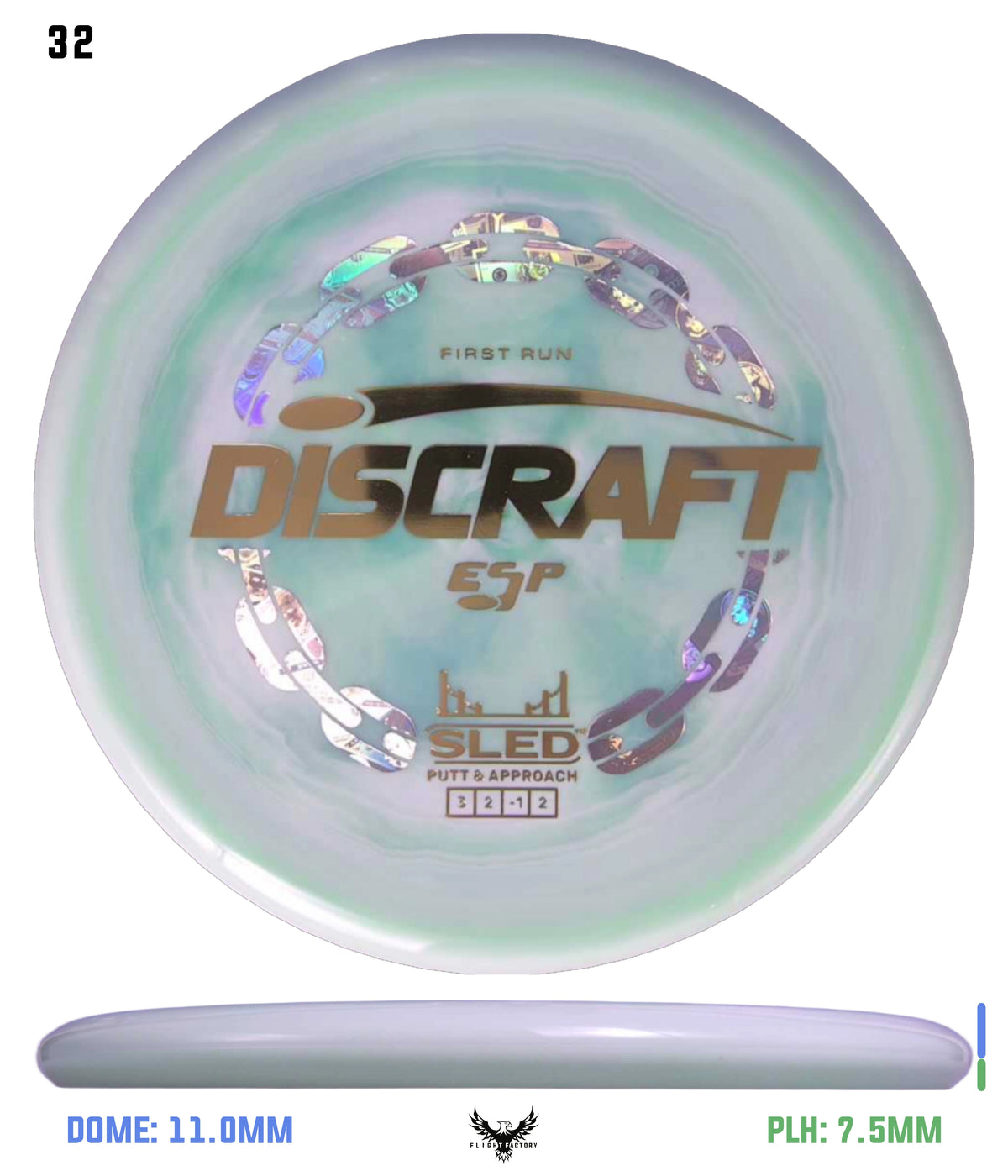 Discraft ESP Sled - First Run