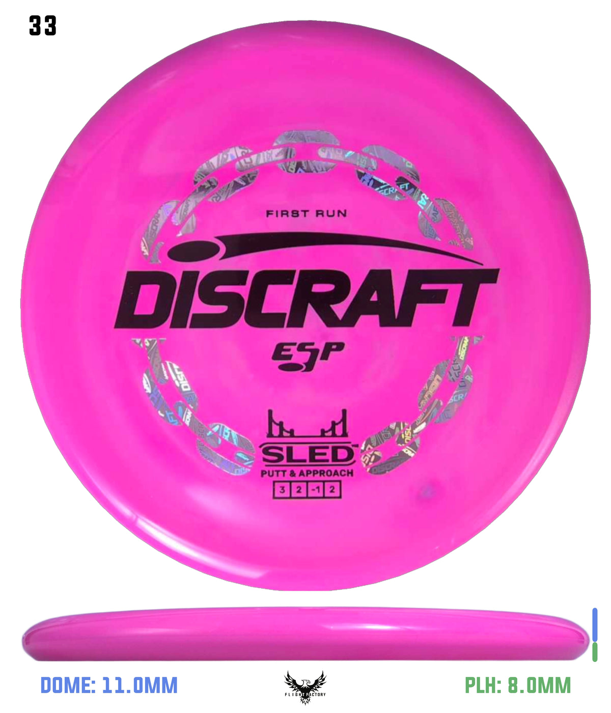 Discraft ESP Sled - First Run