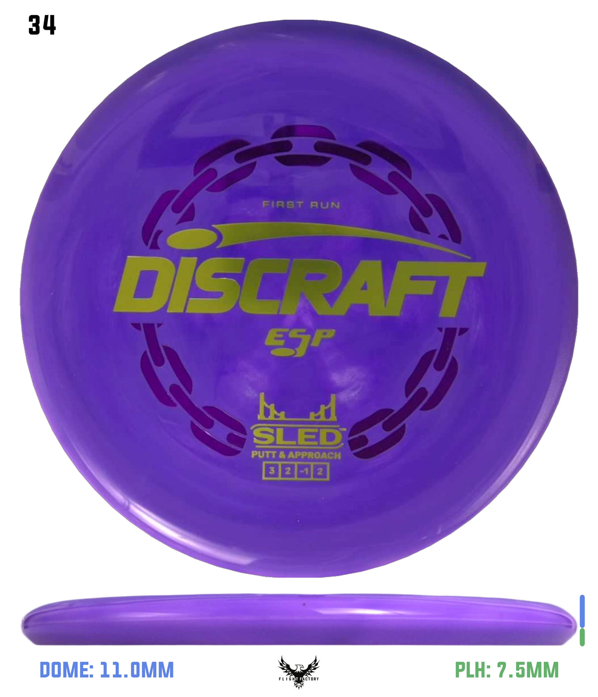 Discraft ESP Sled - First Run