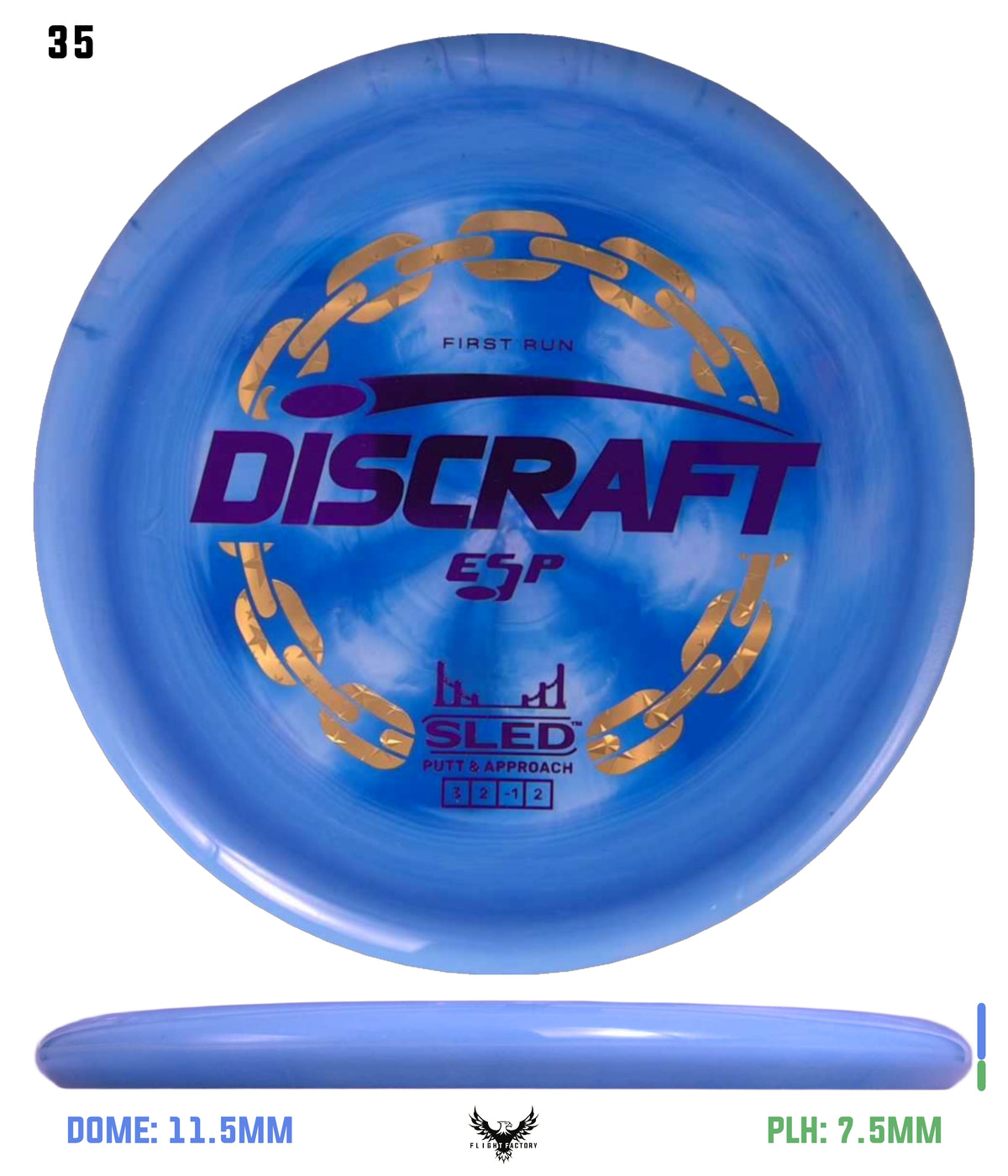 Discraft ESP Sled - First Run