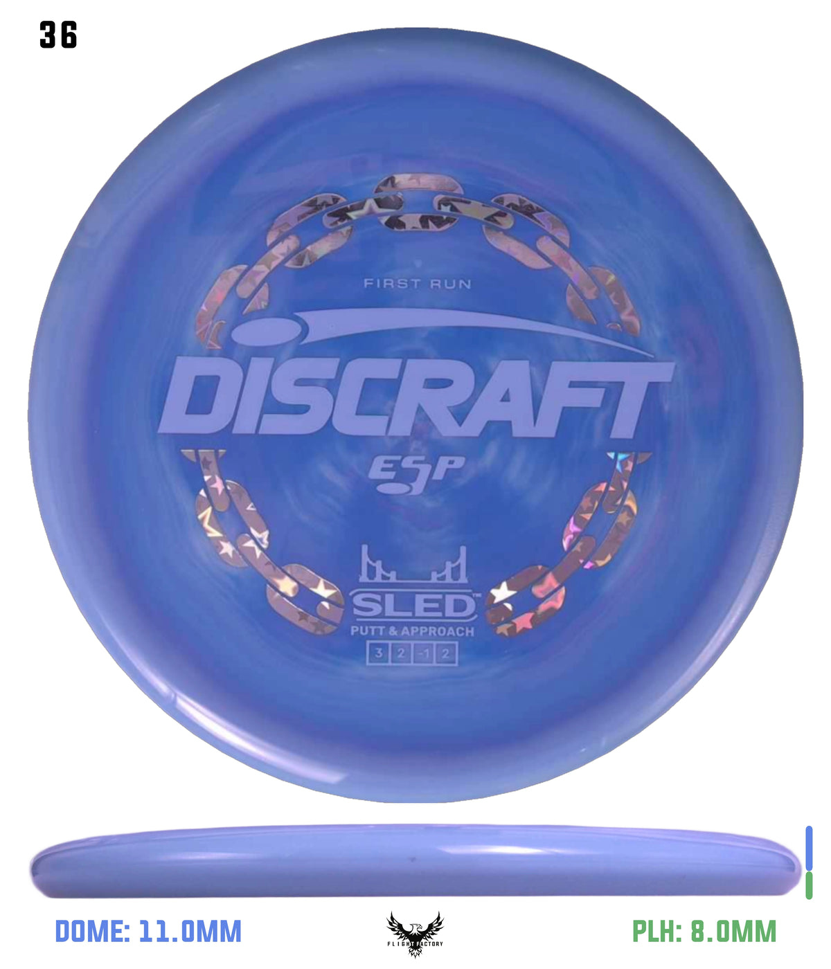 Discraft ESP Sled - First Run