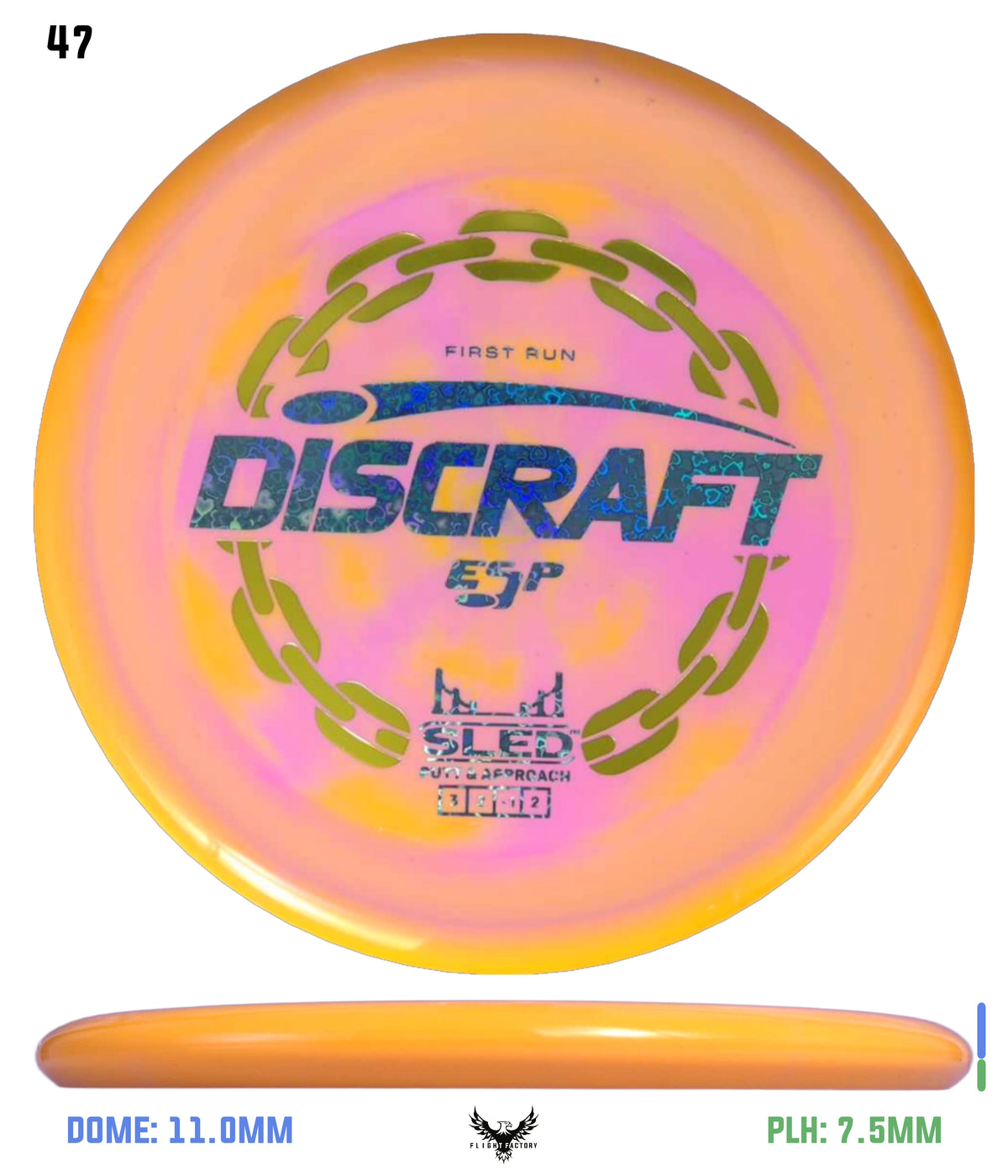 Discraft ESP Sled - First Run