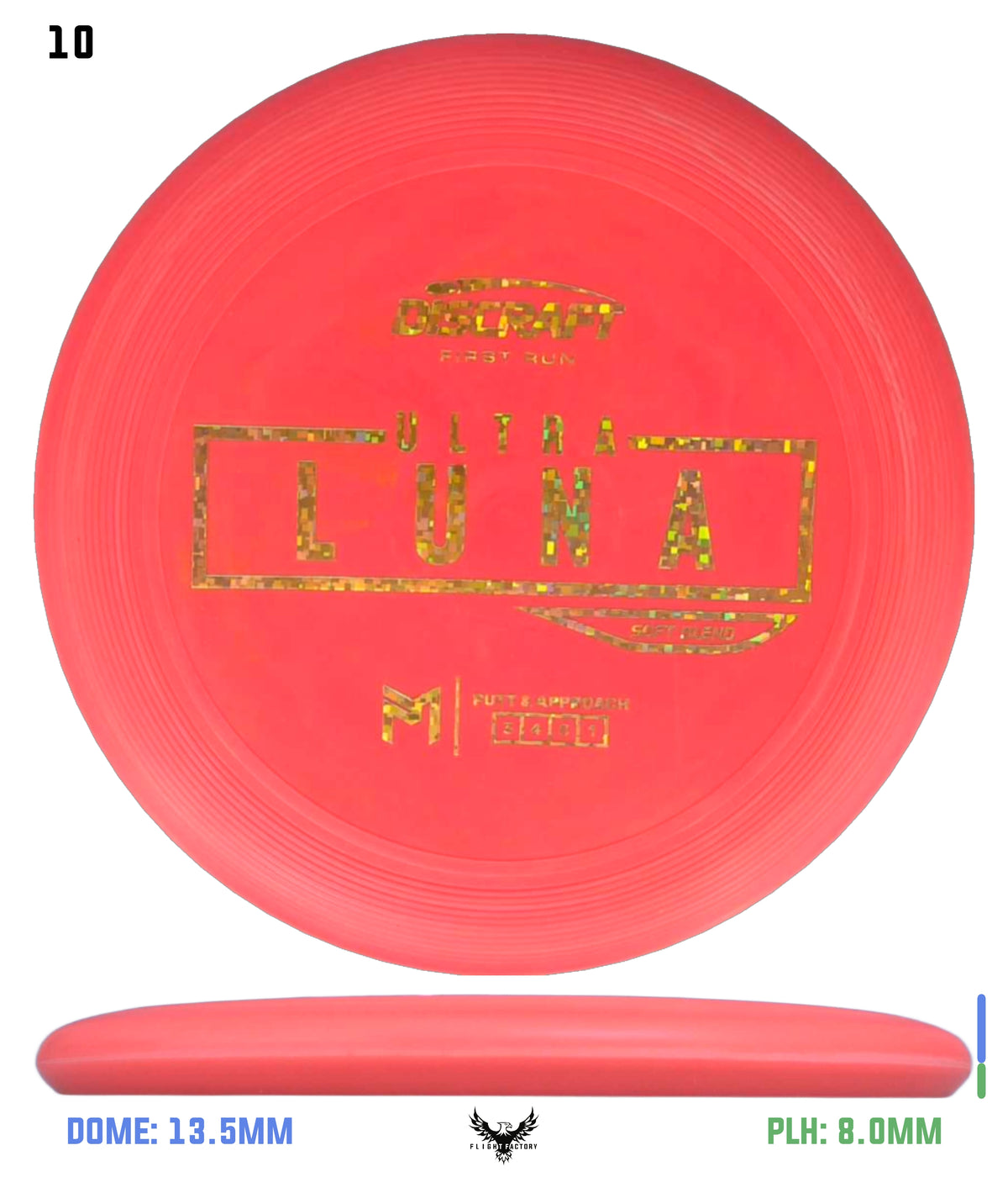Discraft Paul McBeth First Run UltraLuna - Soft Putter Blend