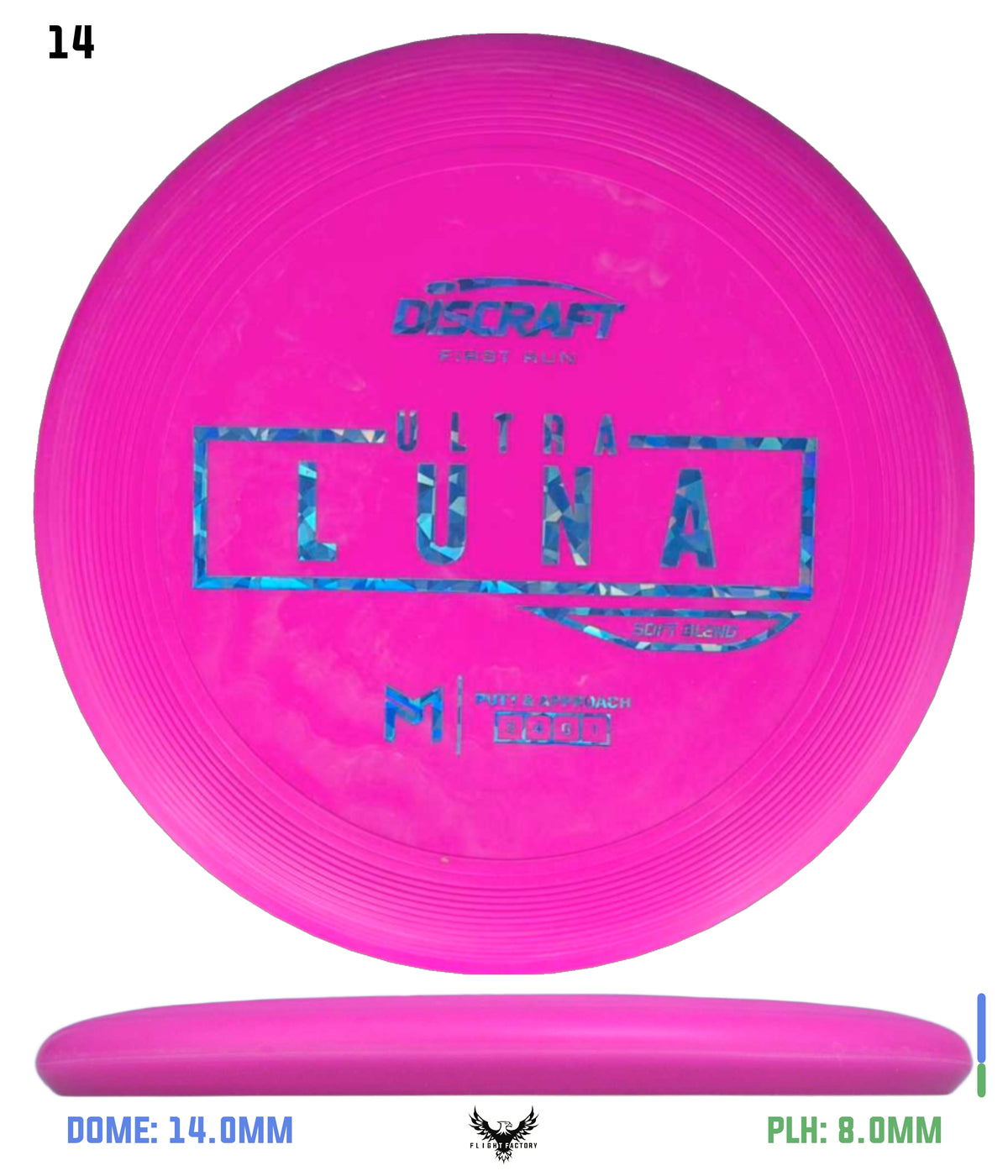 Discraft Paul McBeth First Run UltraLuna - Soft Putter Blend