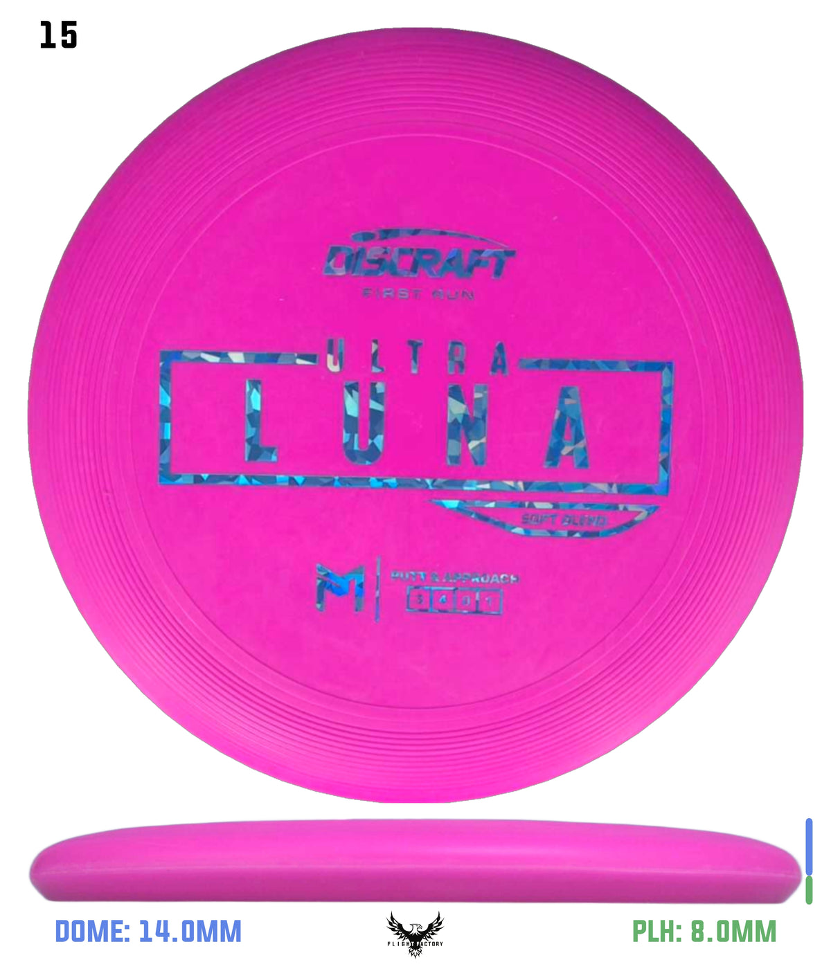 Discraft Paul McBeth First Run UltraLuna - Soft Putter Blend