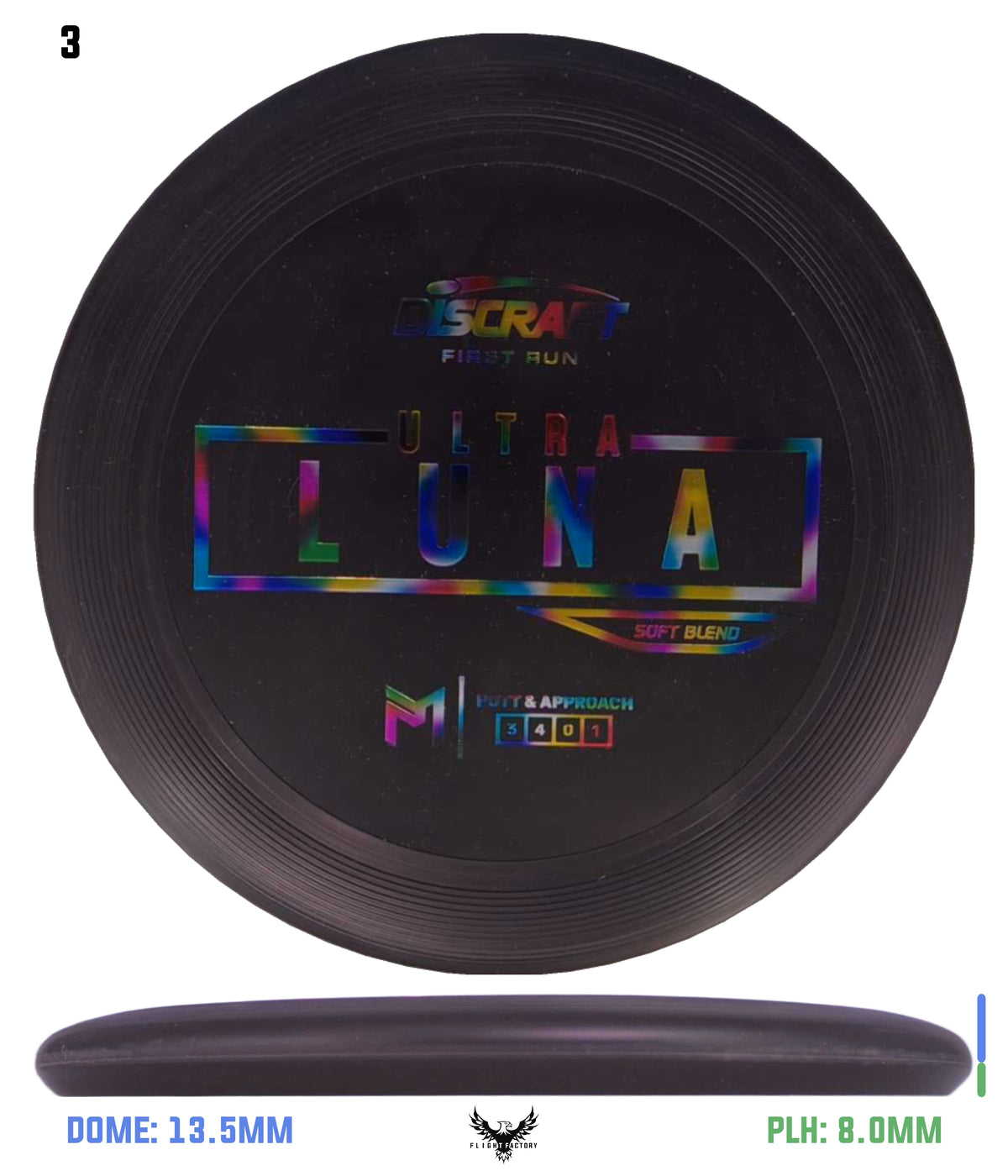 Discraft Paul McBeth First Run UltraLuna - Soft Putter Blend