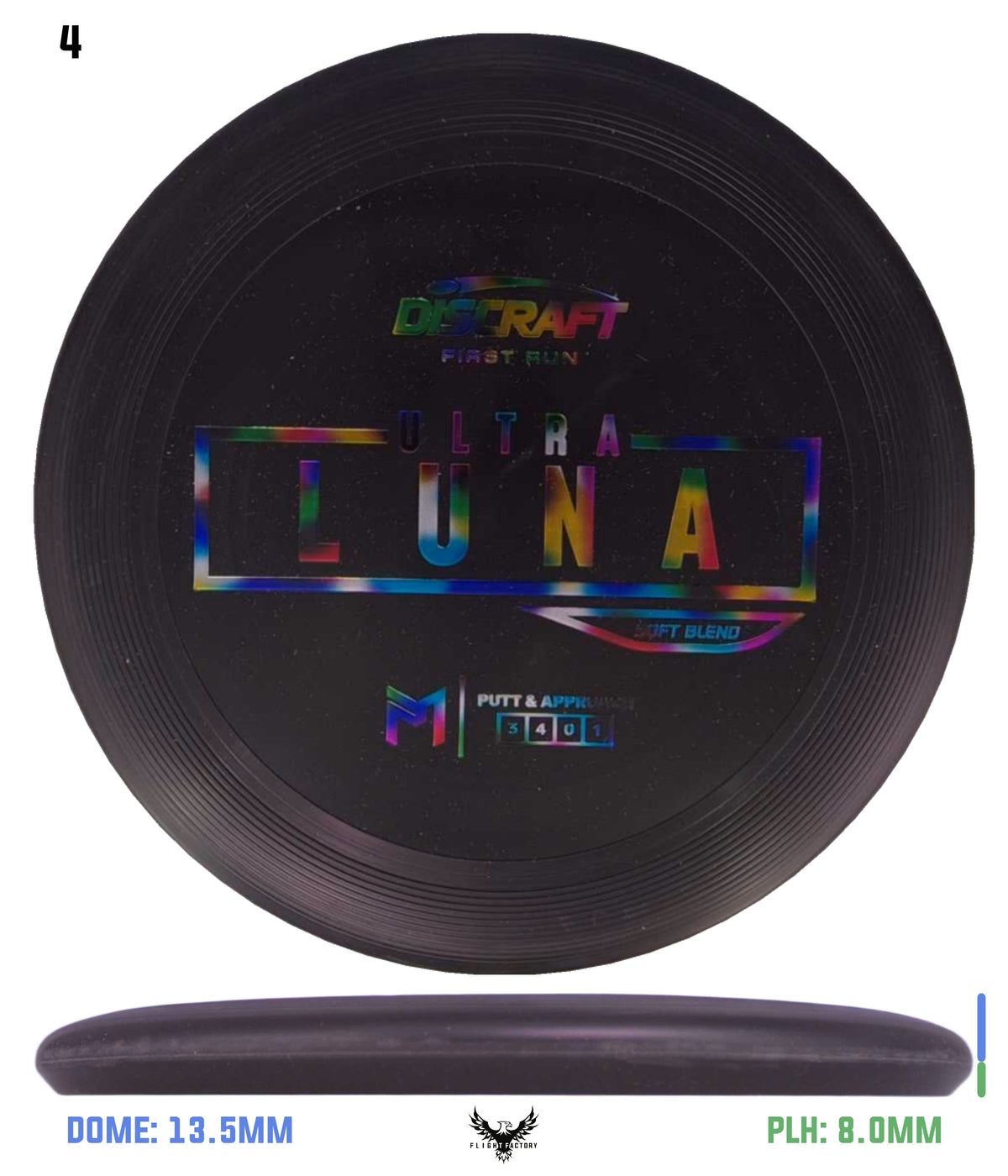 Discraft Paul McBeth First Run UltraLuna - Soft Putter Blend