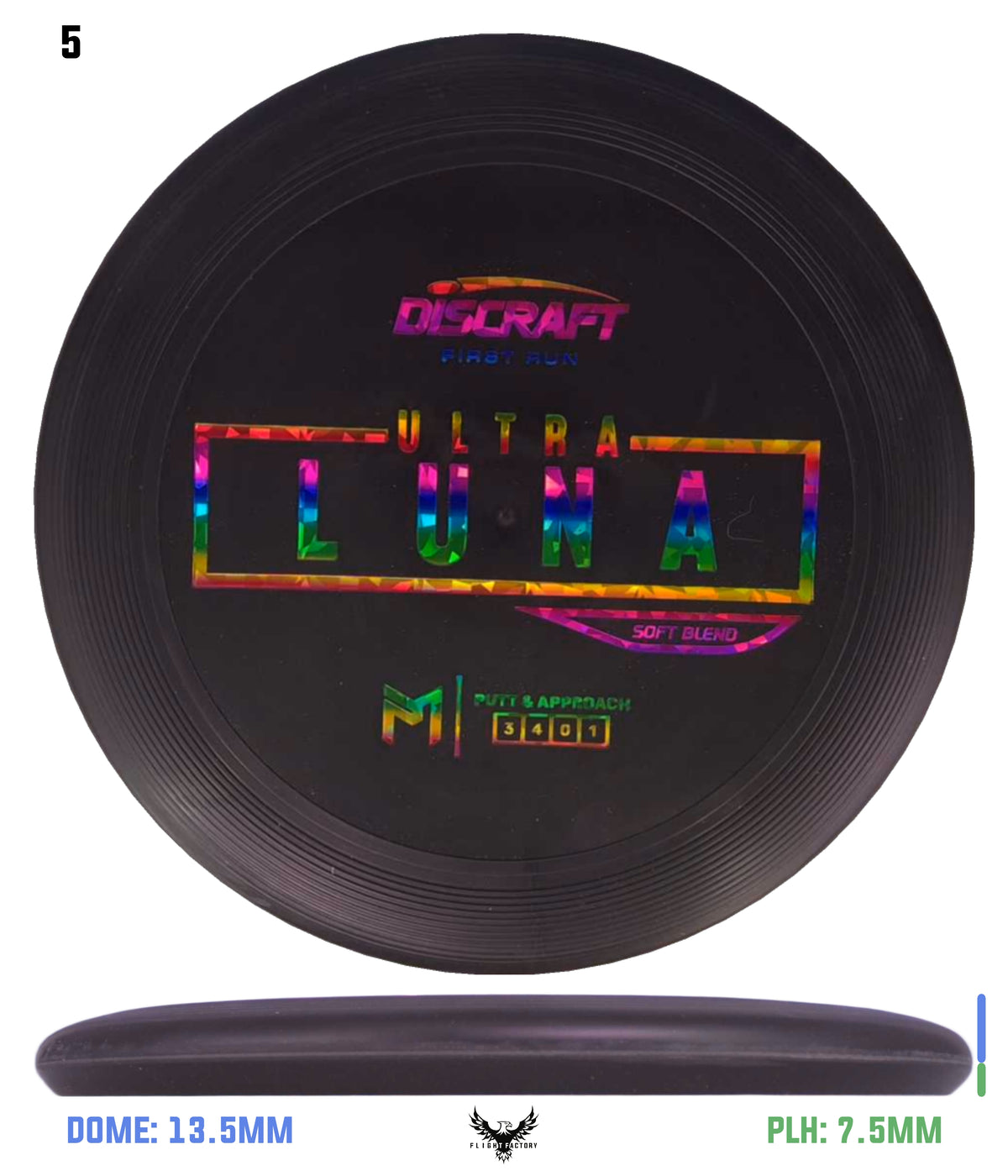 Discraft Paul McBeth First Run UltraLuna - Soft Putter Blend
