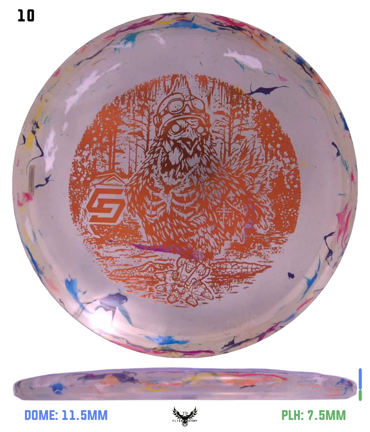 Discraft Jawbreaker Z FLX Sol - Chris Dickerson Voodoo Chicken