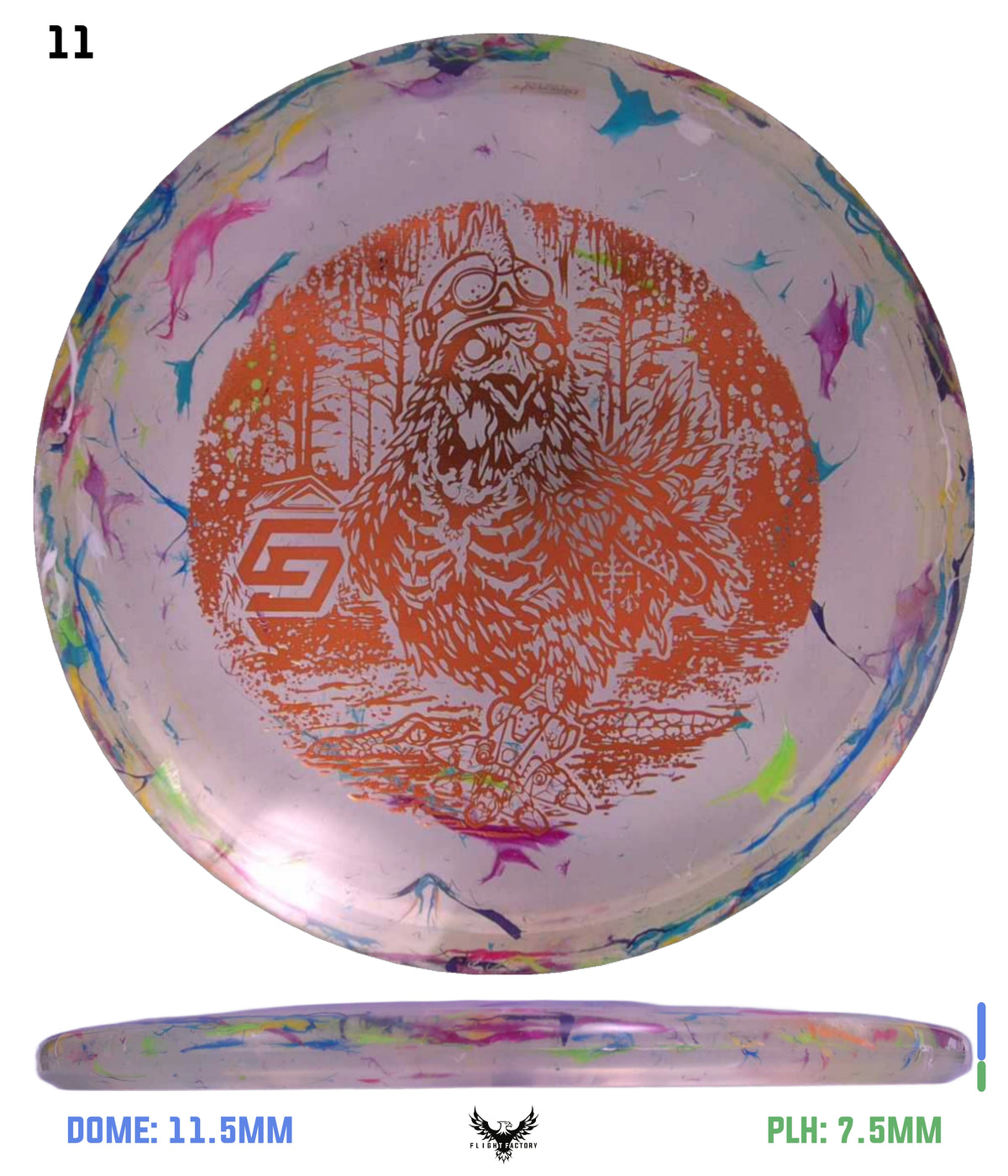 Discraft Jawbreaker Z FLX Sol - Chris Dickerson Voodoo Chicken