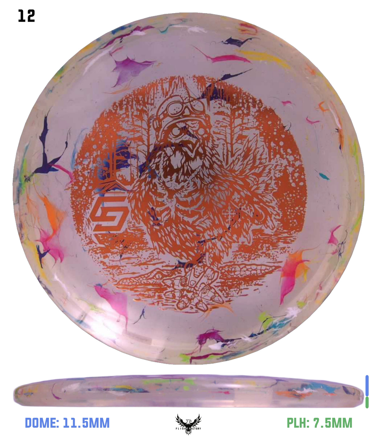 Discraft Jawbreaker Z FLX Sol - Chris Dickerson Voodoo Chicken