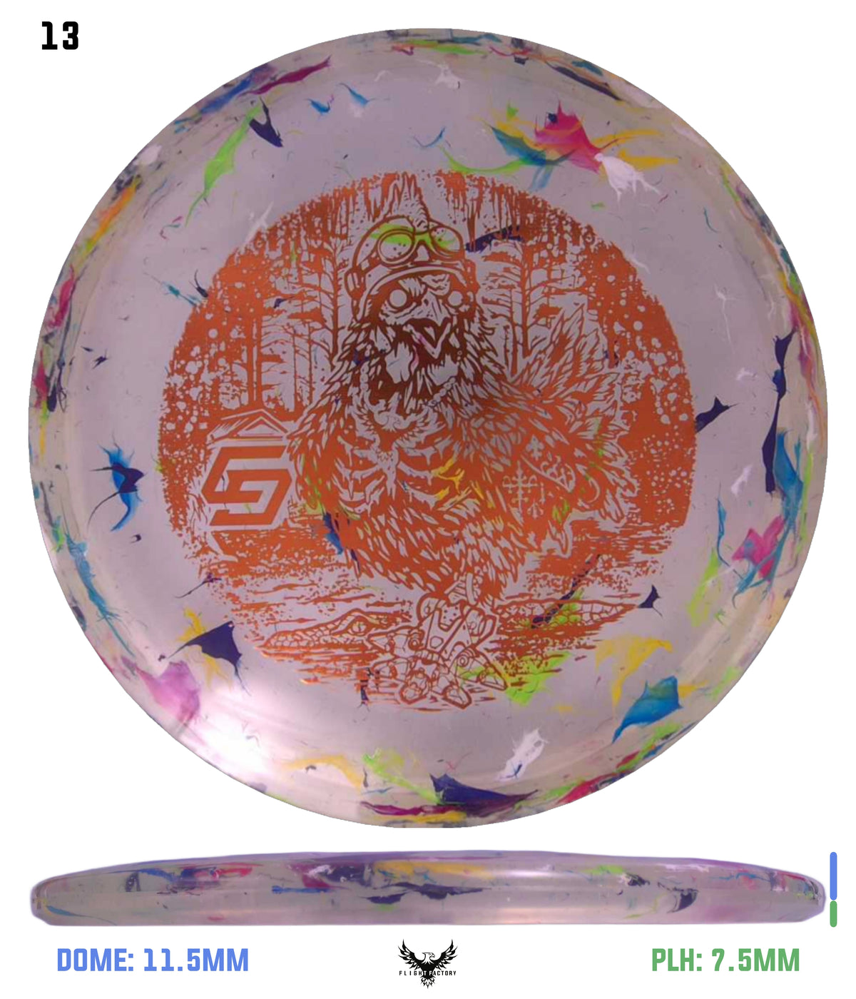 Discraft Jawbreaker Z FLX Sol - Chris Dickerson Voodoo Chicken