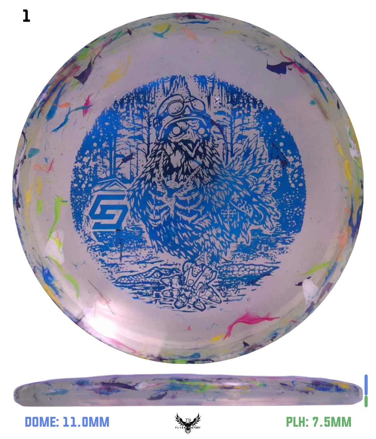 Discraft Jawbreaker Z FLX Sol - Chris Dickerson Voodoo Chicken