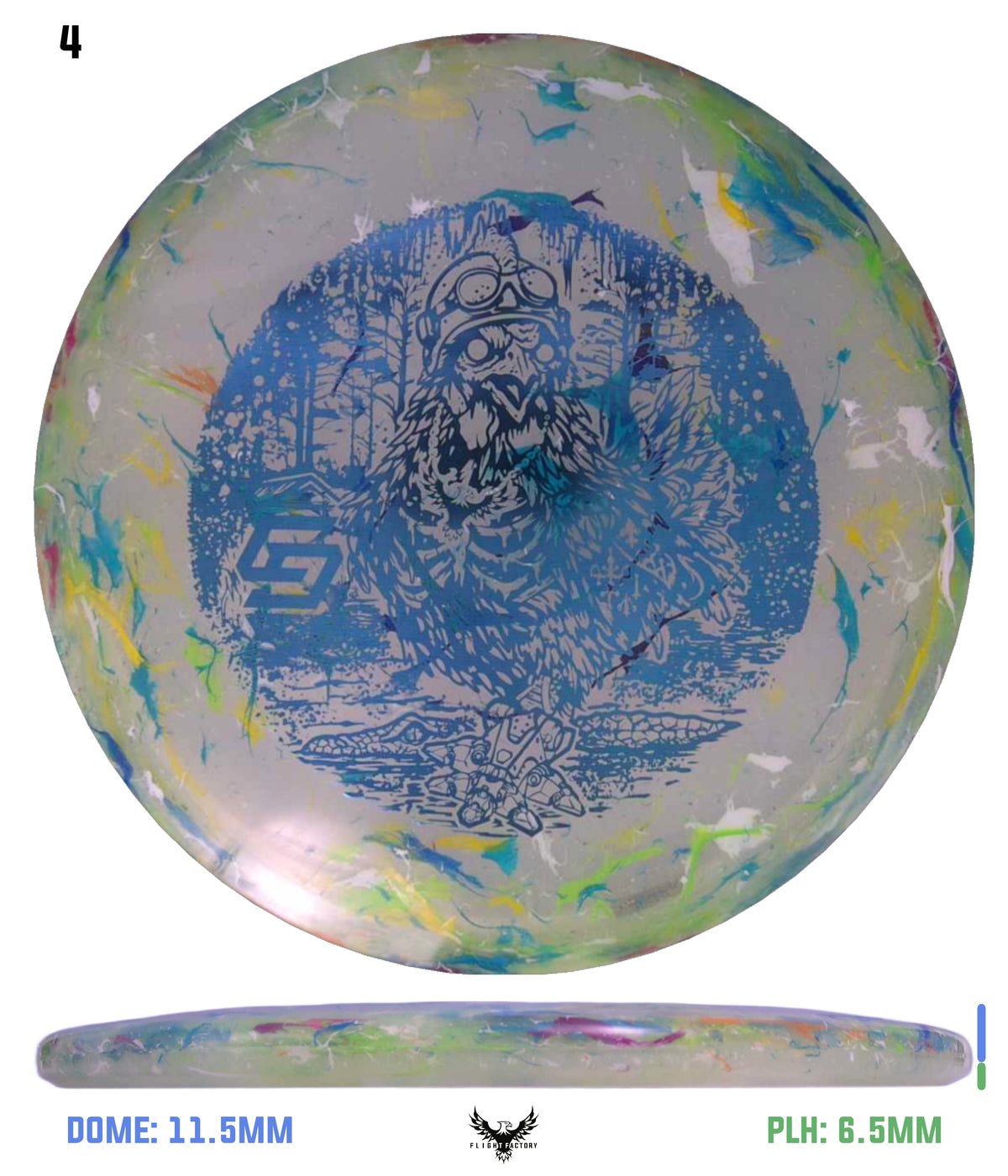 Discraft Jawbreaker Z FLX Sol - Chris Dickerson Voodoo Chicken