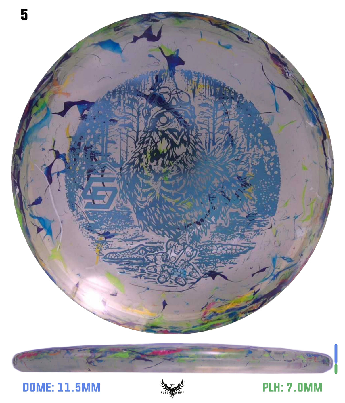 Discraft Jawbreaker Z FLX Sol - Chris Dickerson Voodoo Chicken