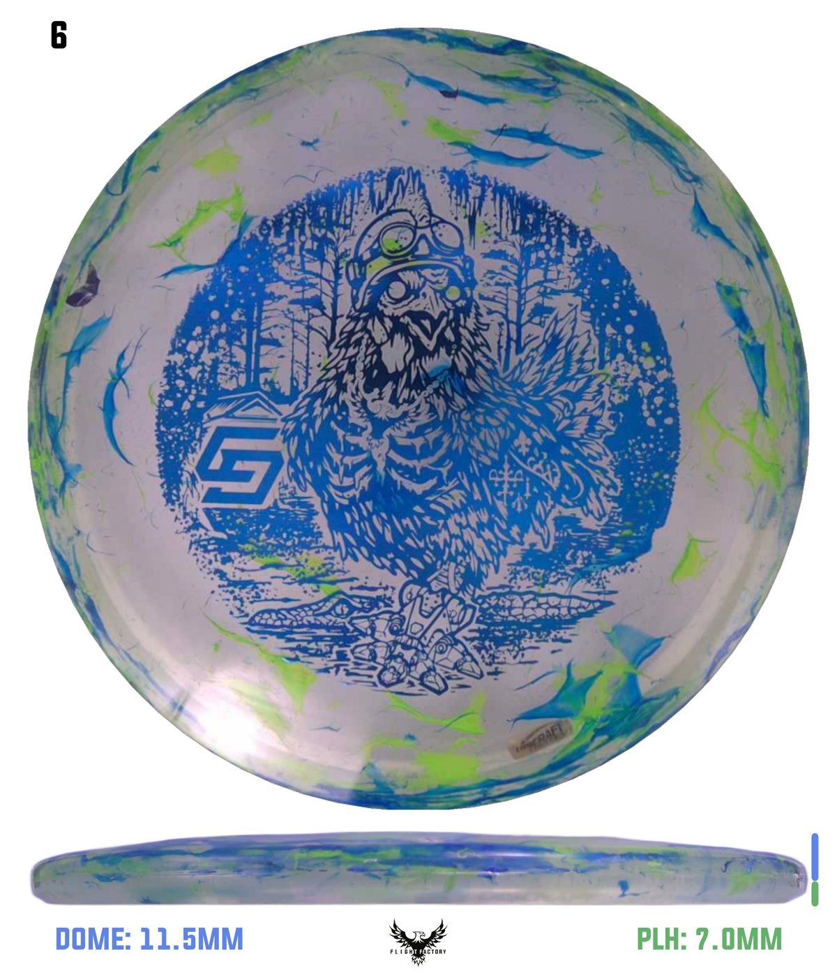 Discraft Jawbreaker Z FLX Sol - Chris Dickerson Voodoo Chicken
