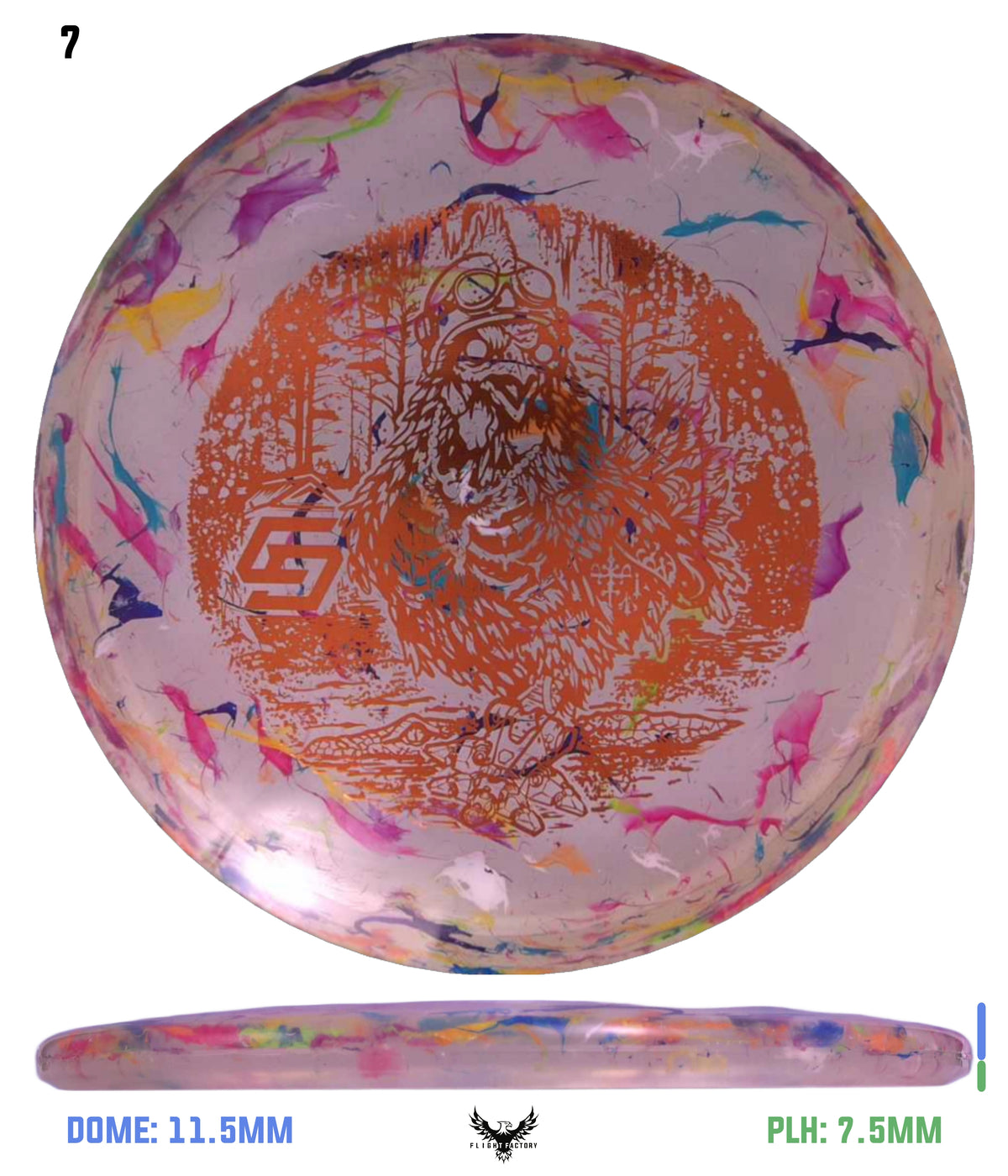 Discraft Jawbreaker Z FLX Sol - Chris Dickerson Voodoo Chicken