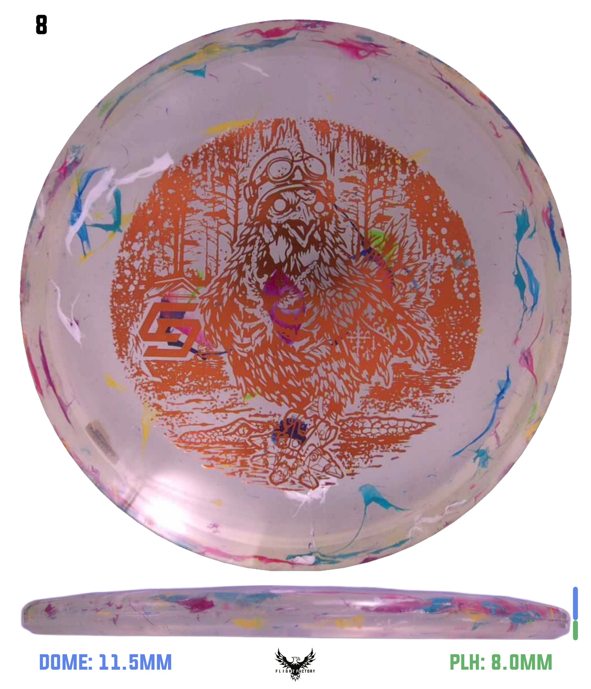 Discraft Jawbreaker Z FLX Sol - Chris Dickerson Voodoo Chicken