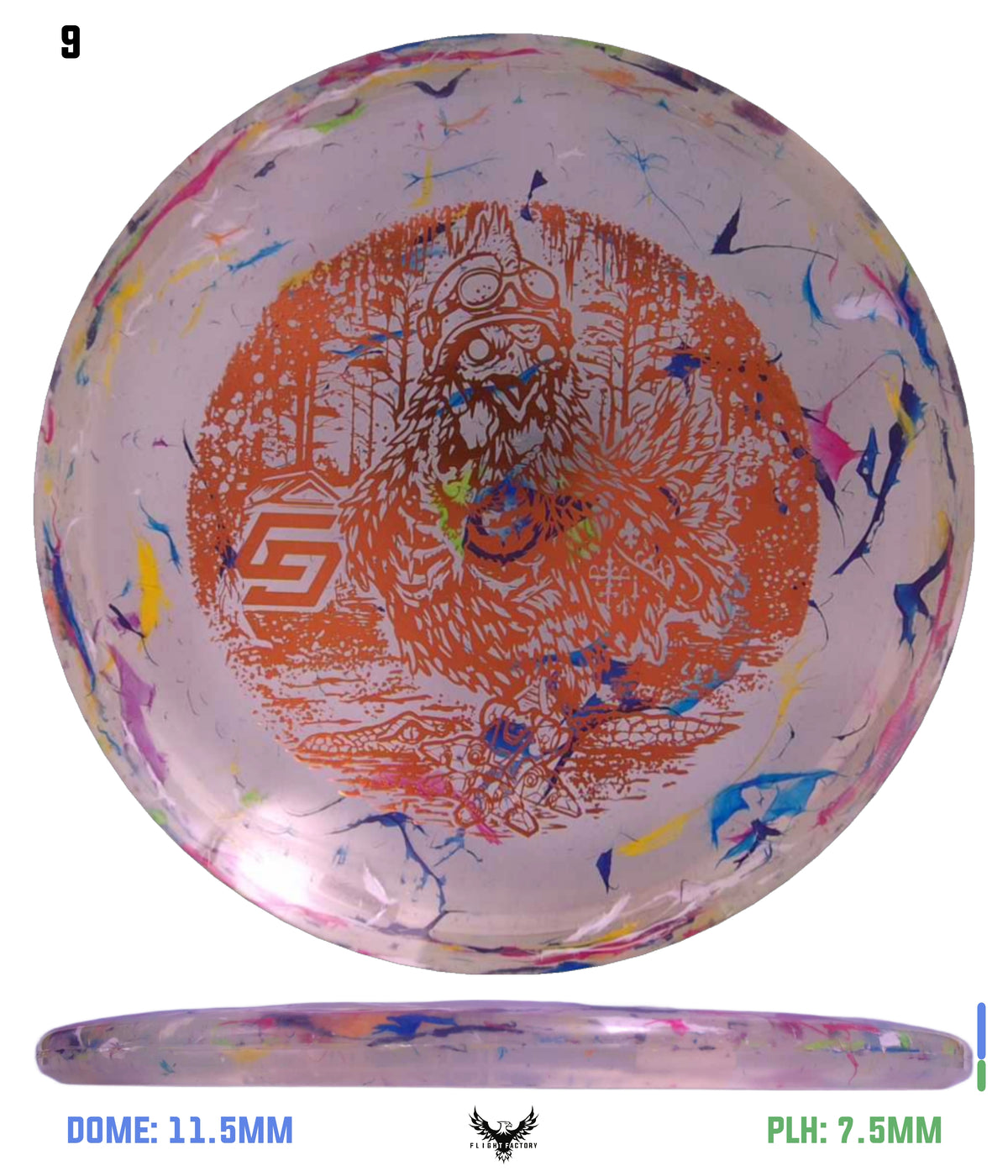 Discraft Jawbreaker Z FLX Sol - Chris Dickerson Voodoo Chicken