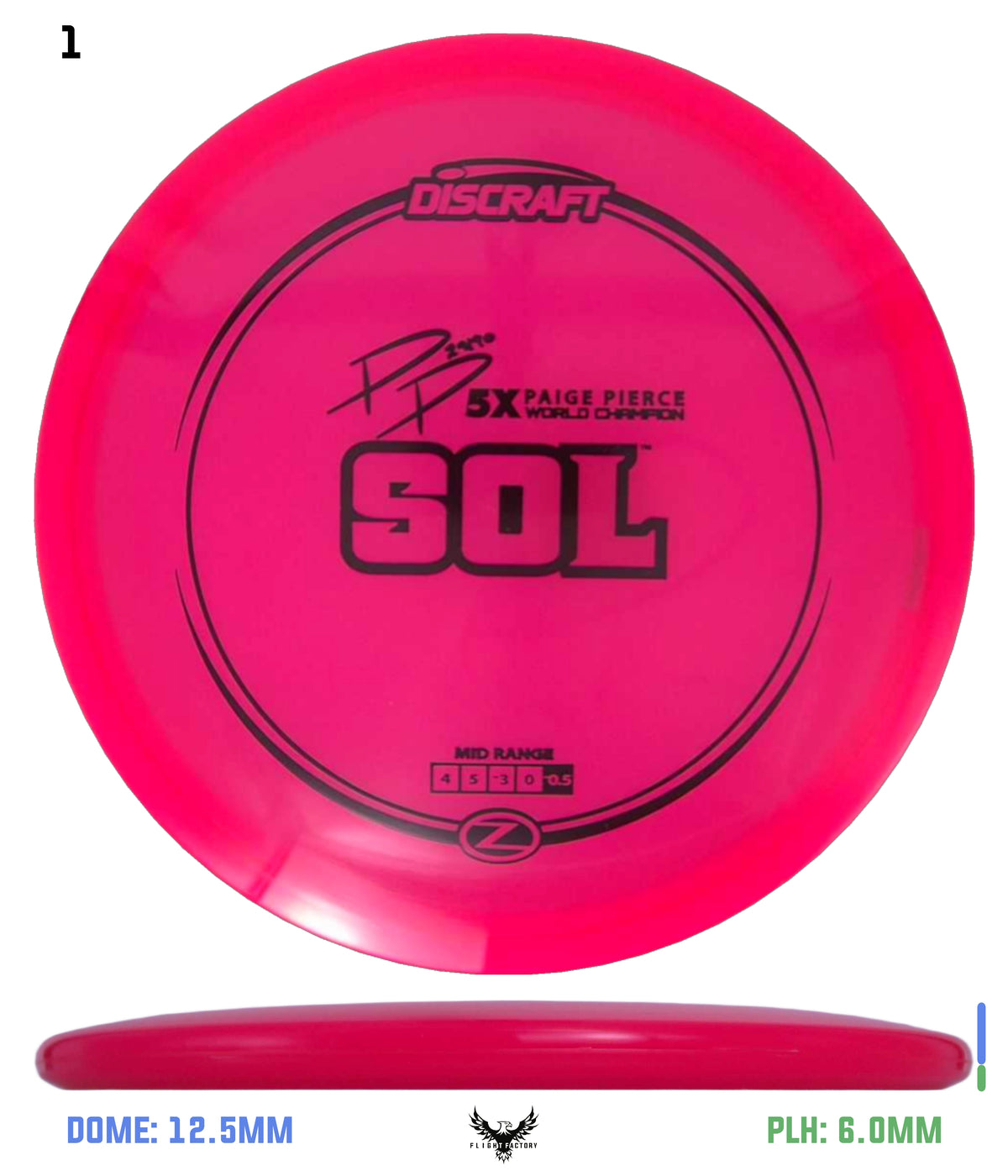 Discraft Z Sol - Paige Pierce 5x Signature Series
