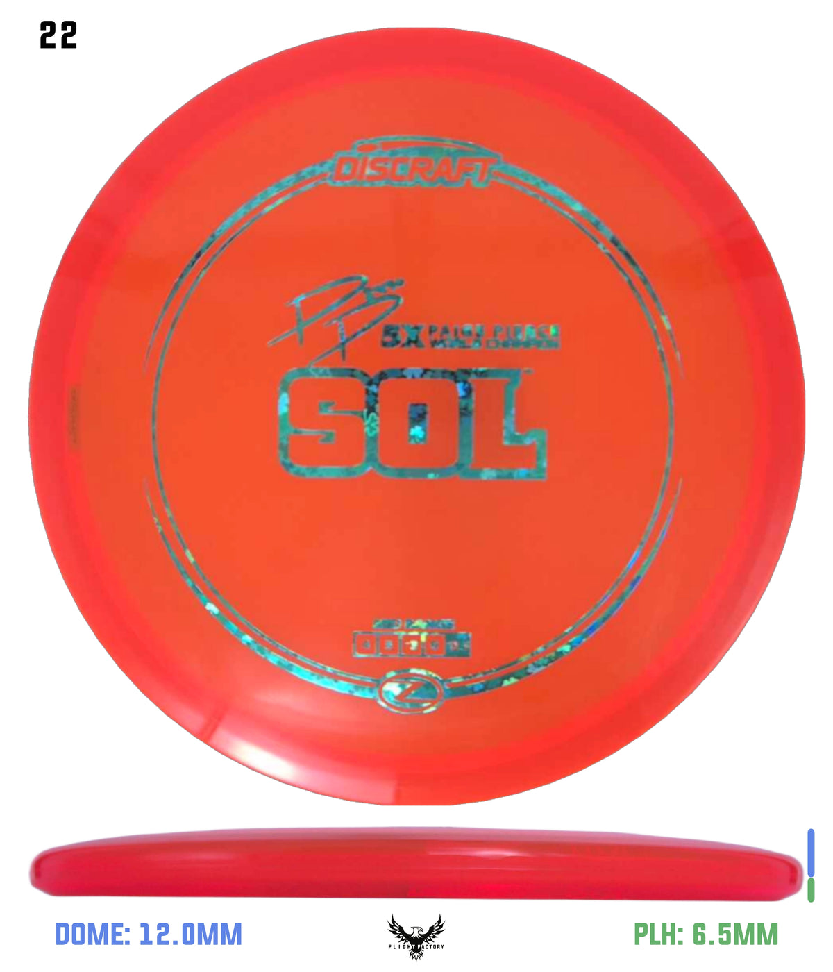Discraft Z Sol - Paige Pierce 5x Signature Series