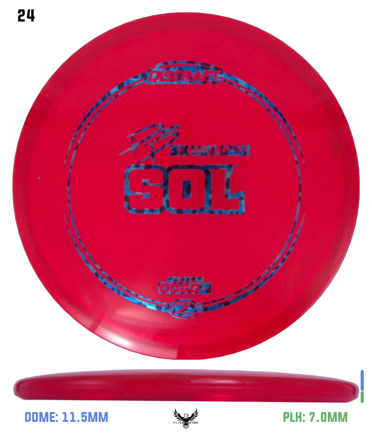 Discraft Z Sol - Paige Pierce 5x Signature Series