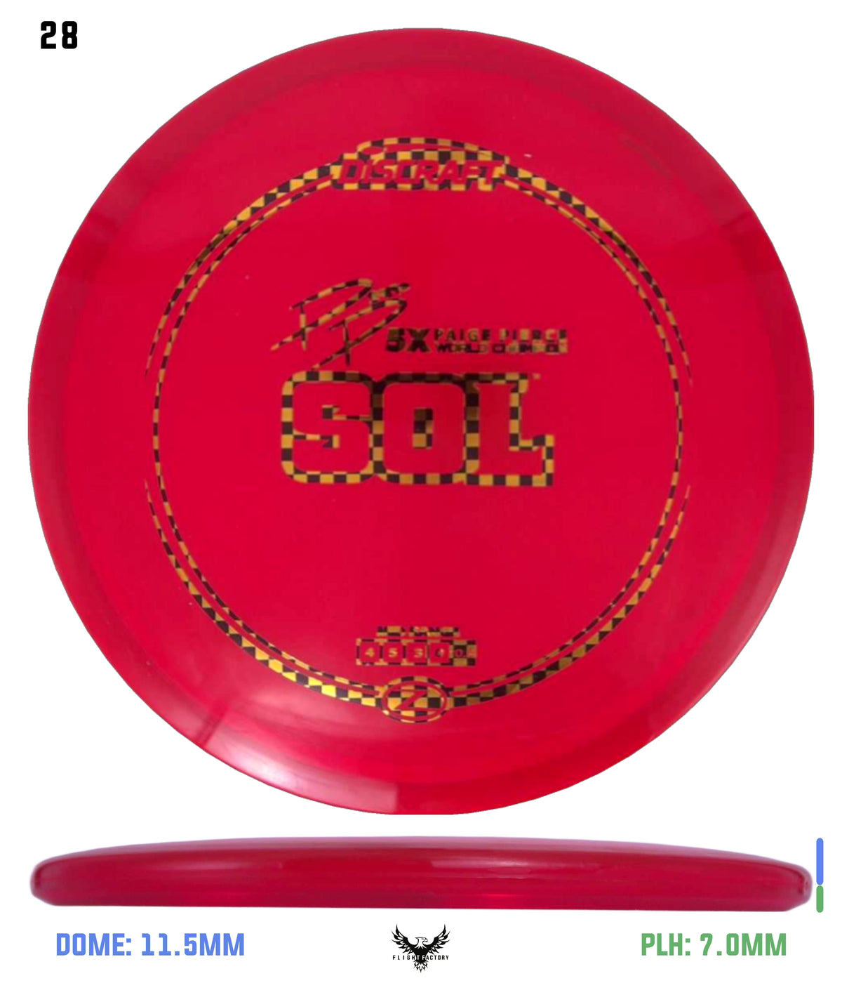 Discraft Z Sol - Paige Pierce 5x Signature Series
