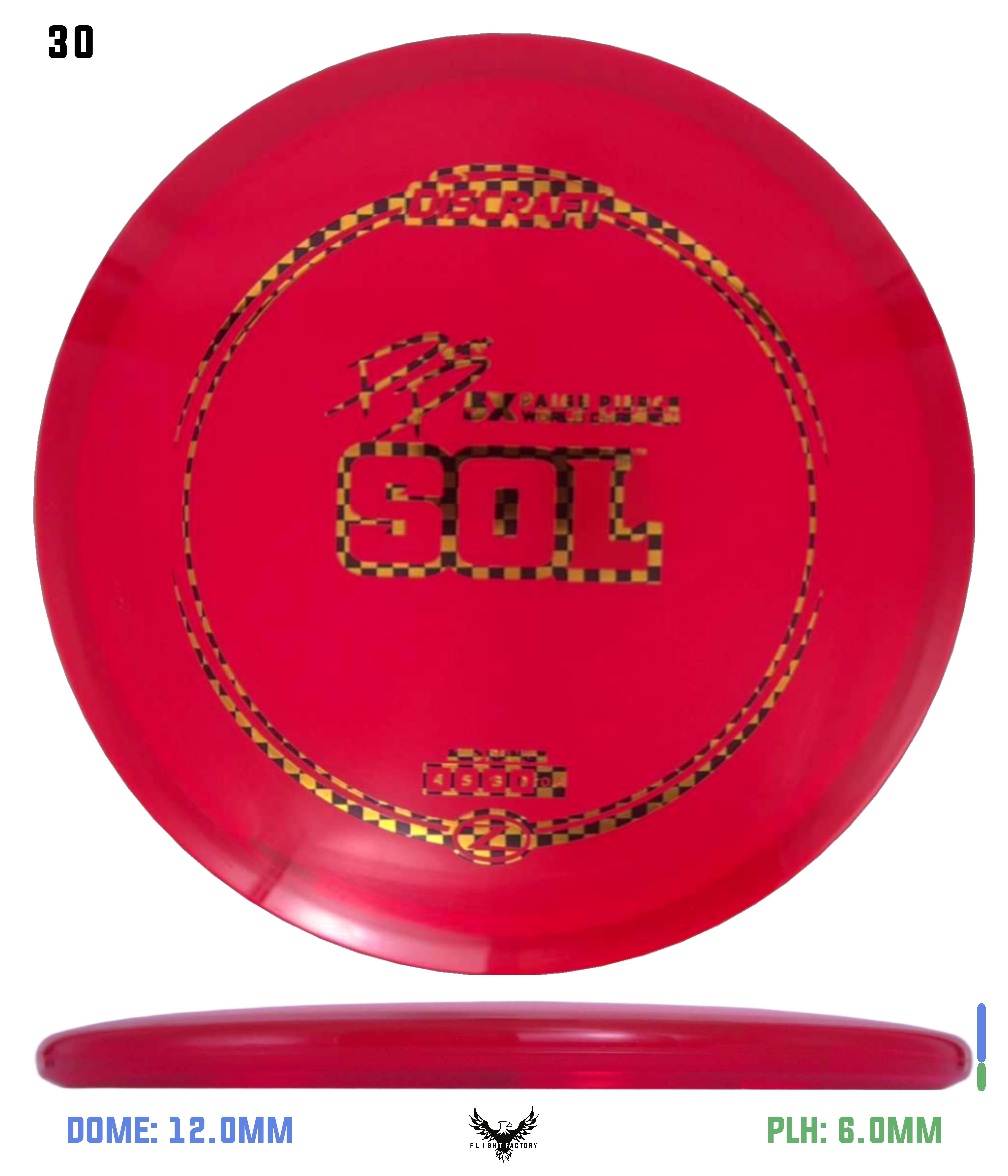 ピューパ!! / the Co-create Disc Discraft Z Sol - Paige Pierce 5x Signature Series - Flight Factory