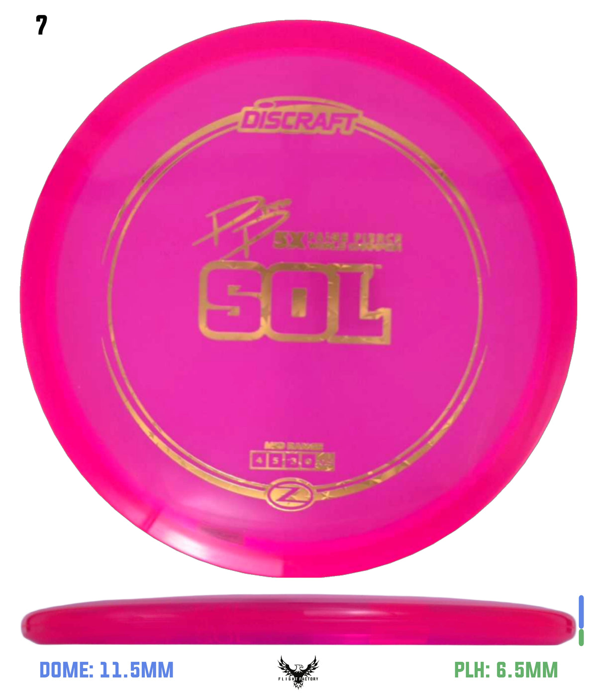 Discraft Z Sol - Paige Pierce 5x Signature Series