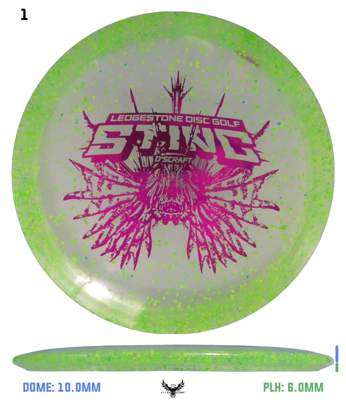 Discraft CryZtal Confetti Sting - Ledgestone 2026 Season 1