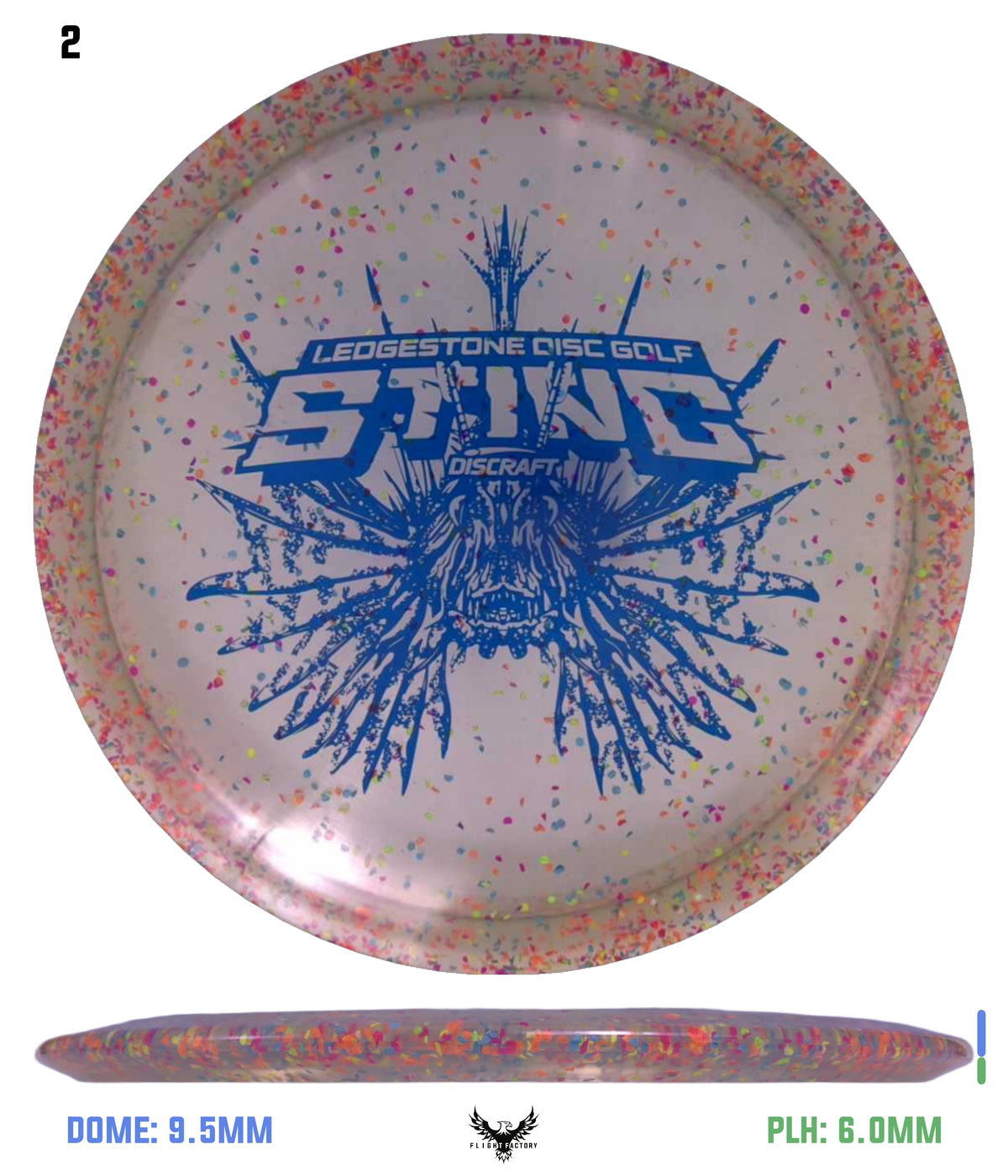 Discraft CryZtal Confetti Sting - Ledgestone 2026 Season 1