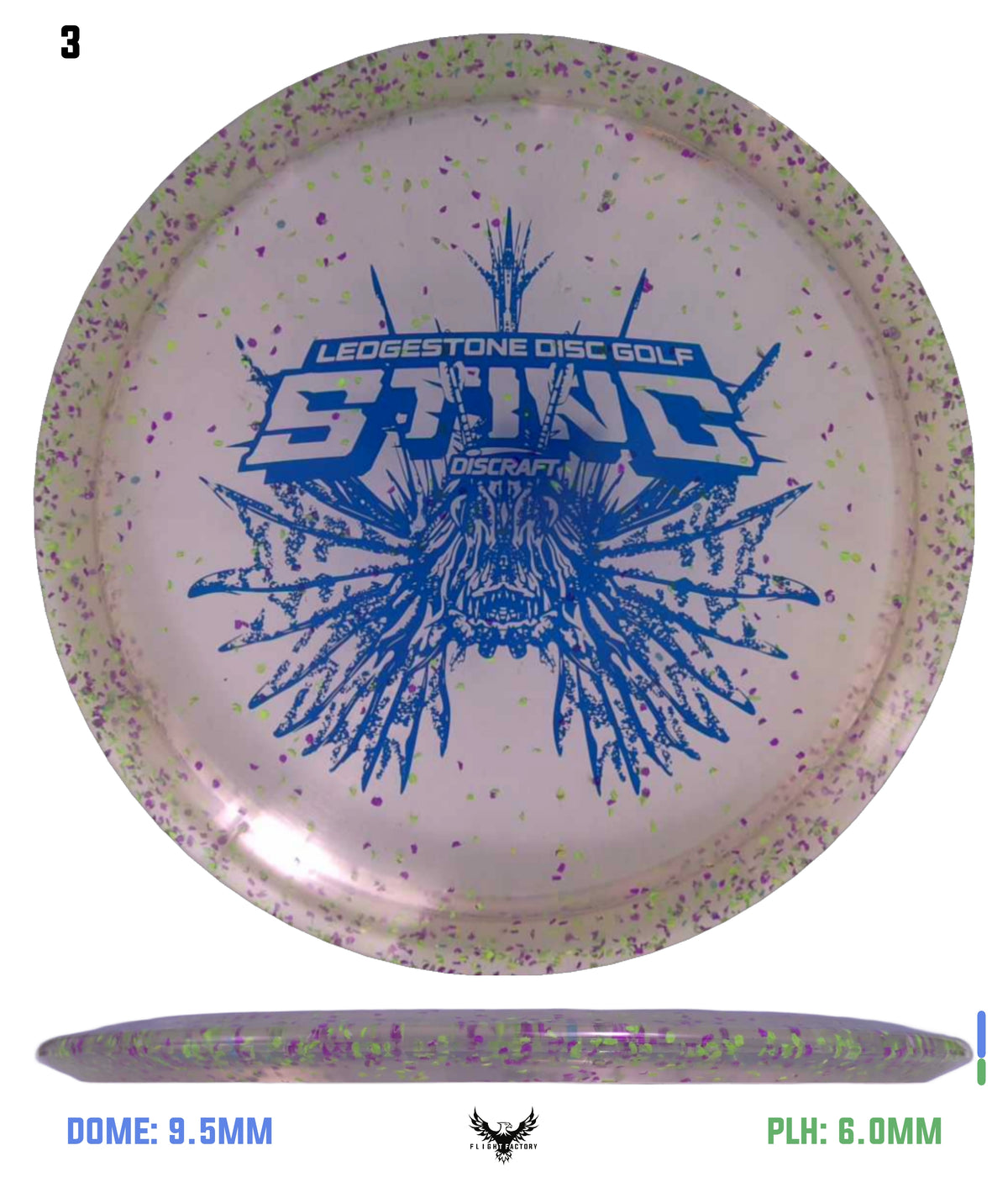 Discraft CryZtal Confetti Sting - Ledgestone 2026 Season 1