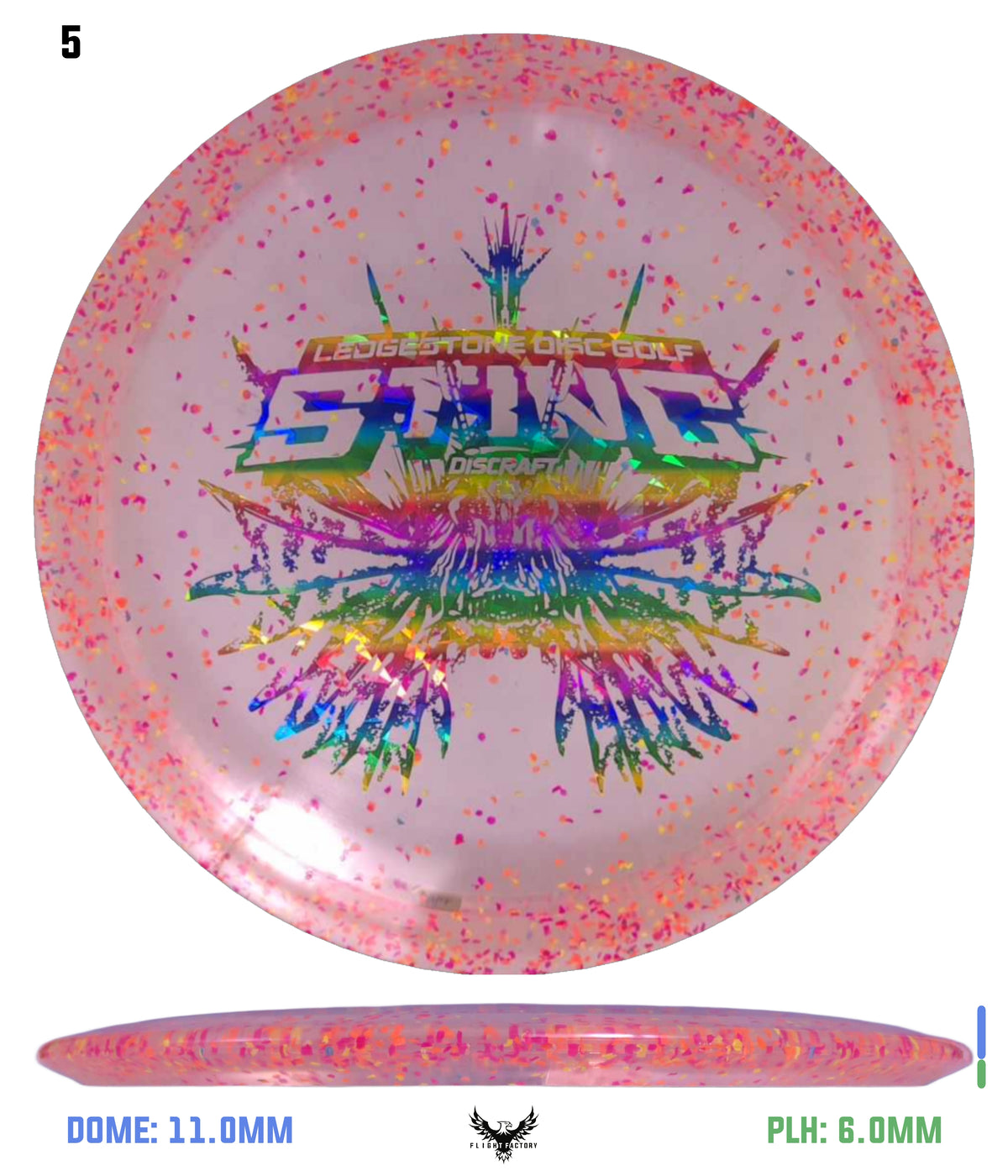Discraft CryZtal Confetti Sting - Ledgestone 2026 Season 1