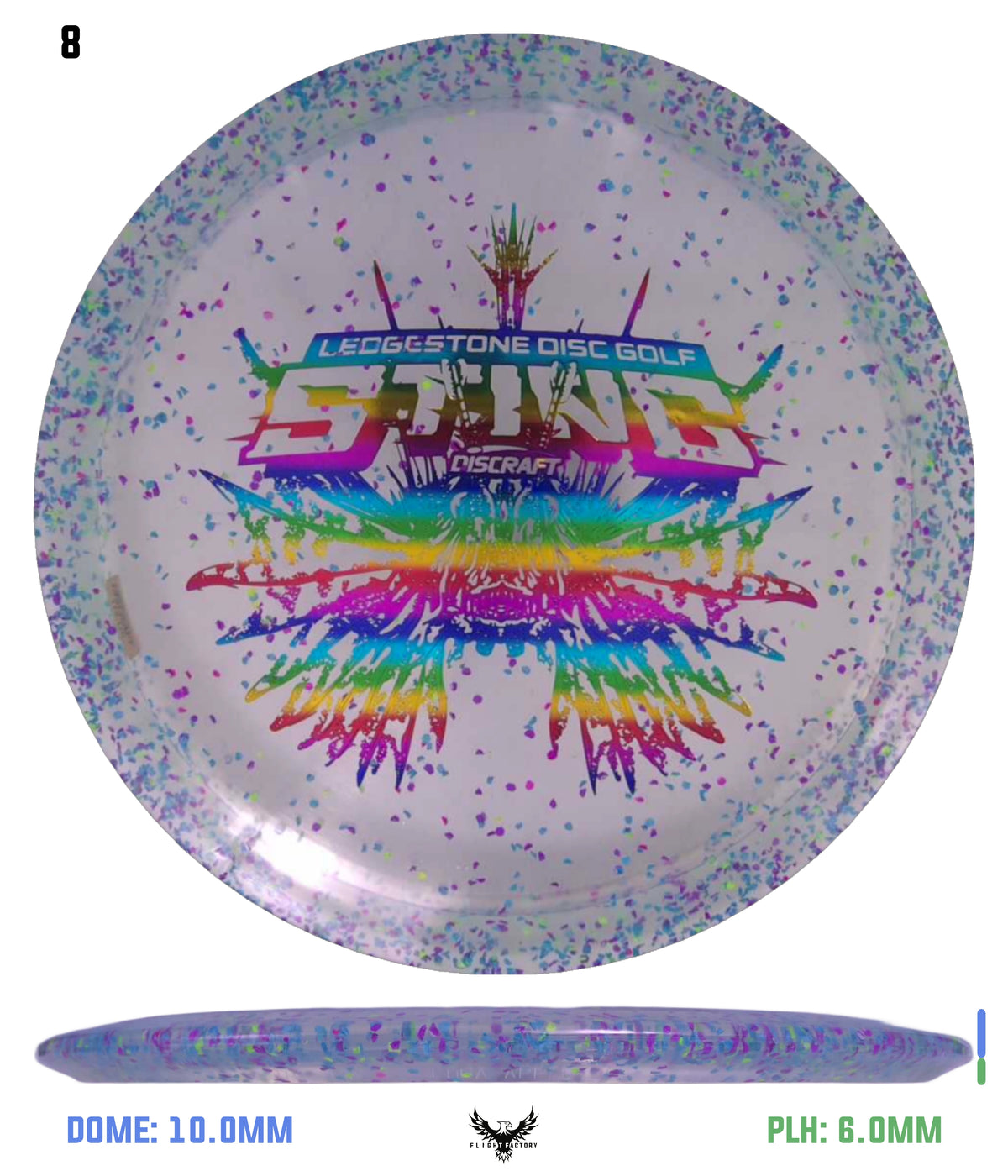 Discraft CryZtal Confetti Sting - Ledgestone 2026 Season 1