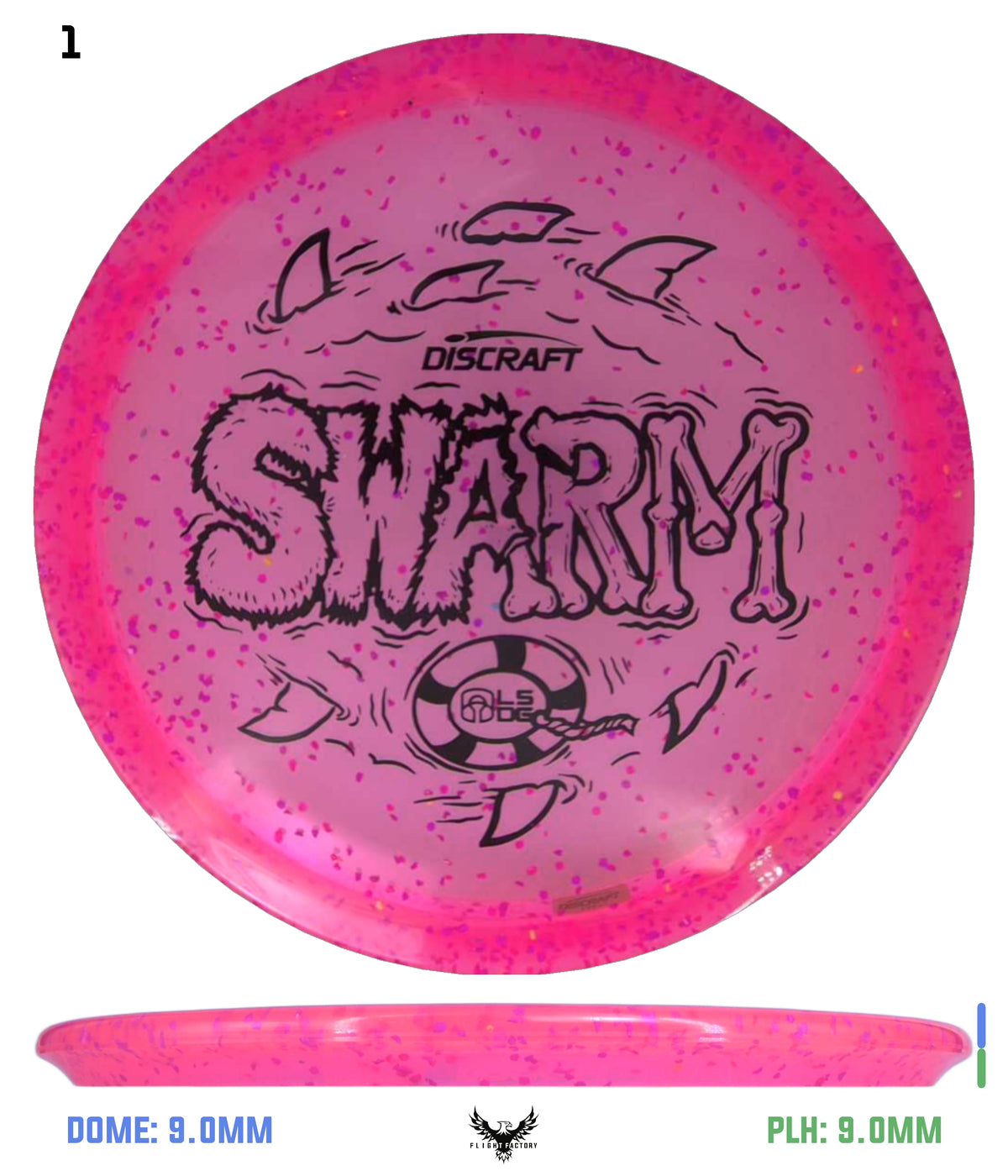 Discraft CryZtal FLX Confetti Swarm - Ledgestone 2026 Wave 3