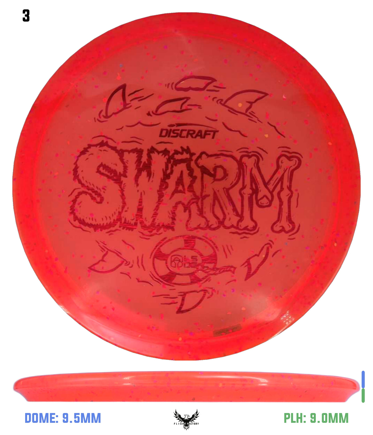 Discraft CryZtal FLX Confetti Swarm - Ledgestone 2026 Wave 3