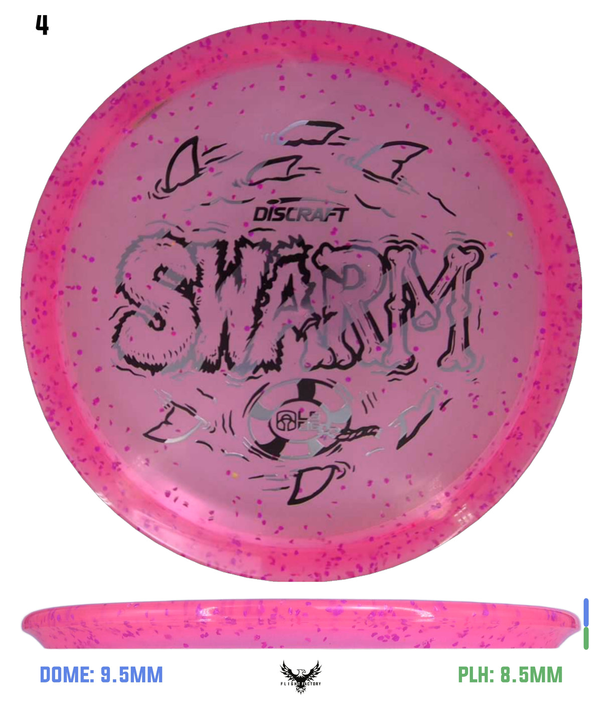 Discraft CryZtal FLX Confetti Swarm - Ledgestone 2026 Wave 3