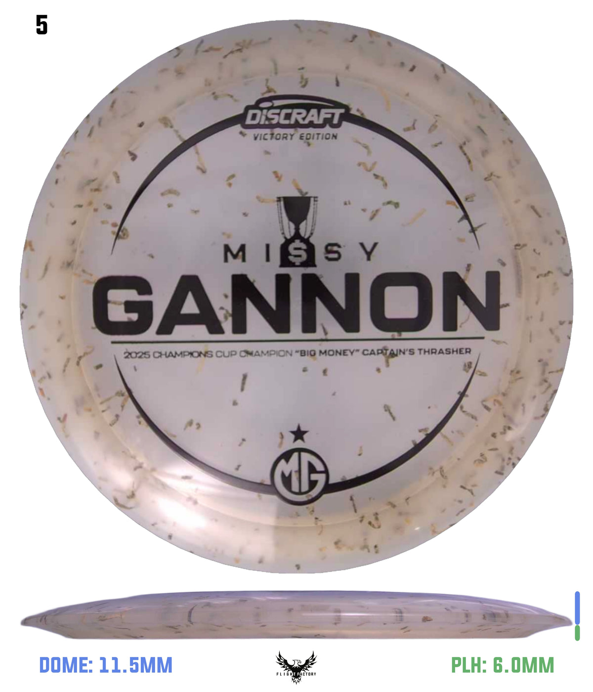 Discraft Missy Gannon Z Money Confetti Captain&#39;s Thrasher