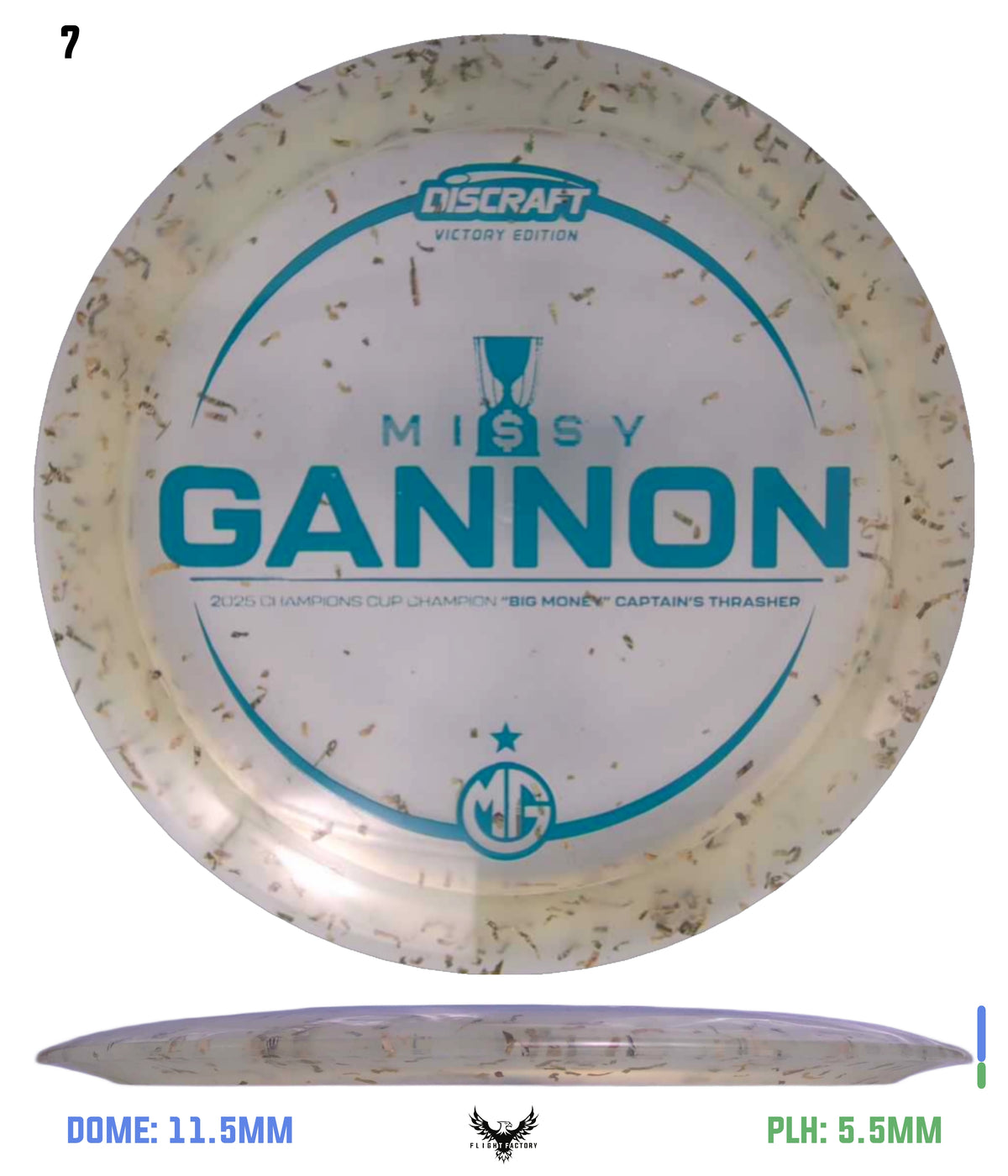 Discraft Missy Gannon Z Money Confetti Captain&#39;s Thrasher