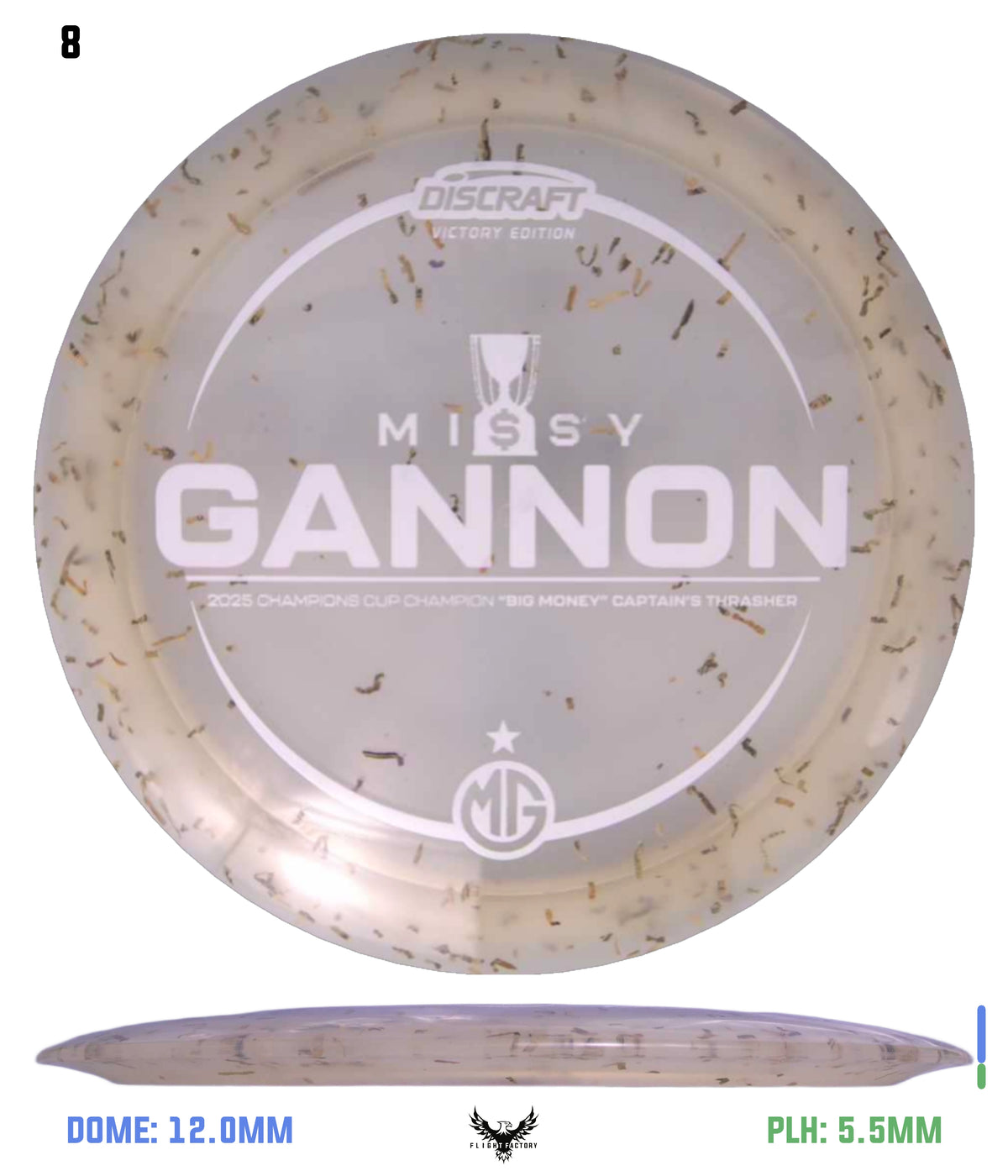 Discraft Missy Gannon Z Money Confetti Captain&#39;s Thrasher