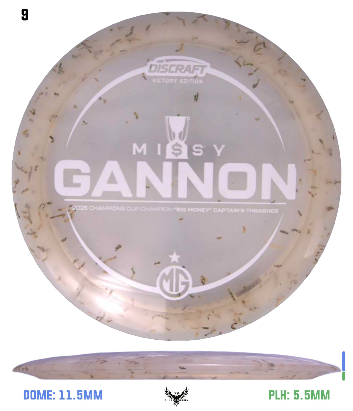 Discraft Missy Gannon Z Money Confetti Captain&#39;s Thrasher