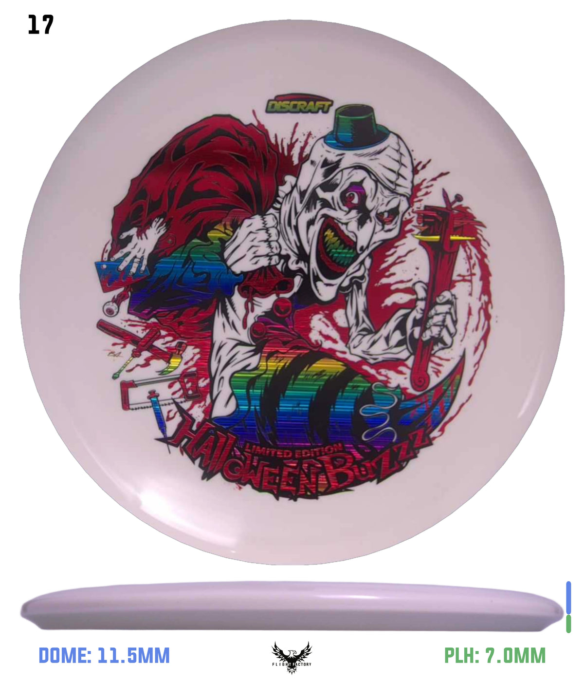 Discraft Z Glo Buzzz - Halloween 2025 Triple Foil