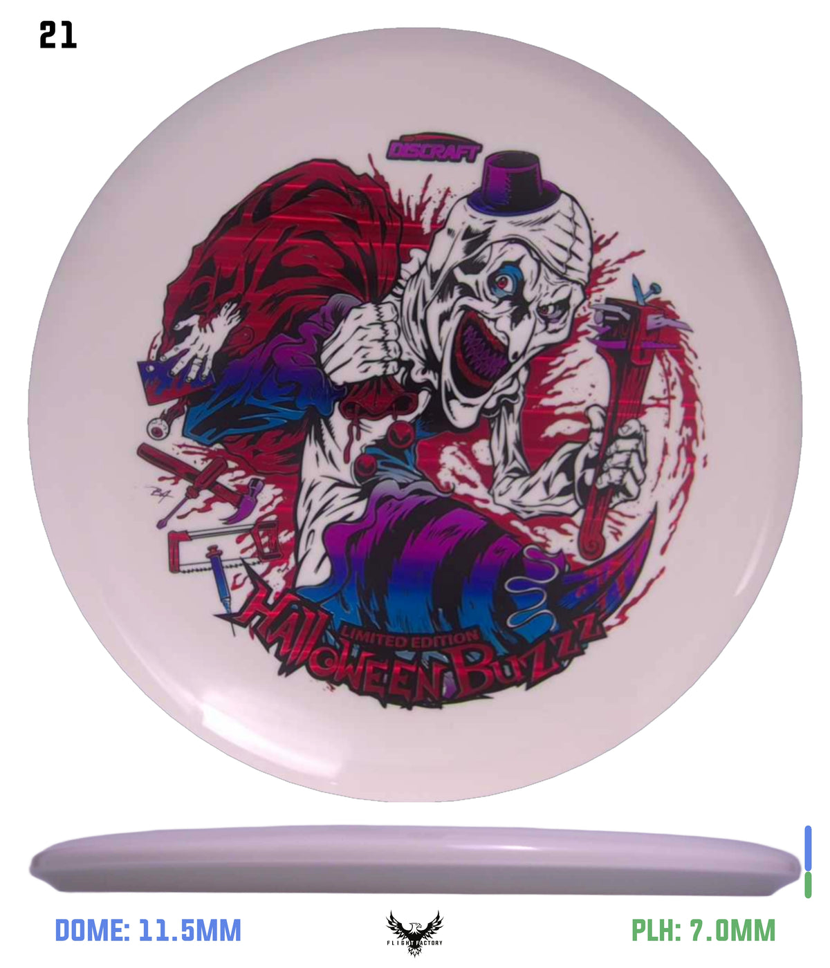 Discraft Z Glo Buzzz - Halloween 2025 Triple Foil